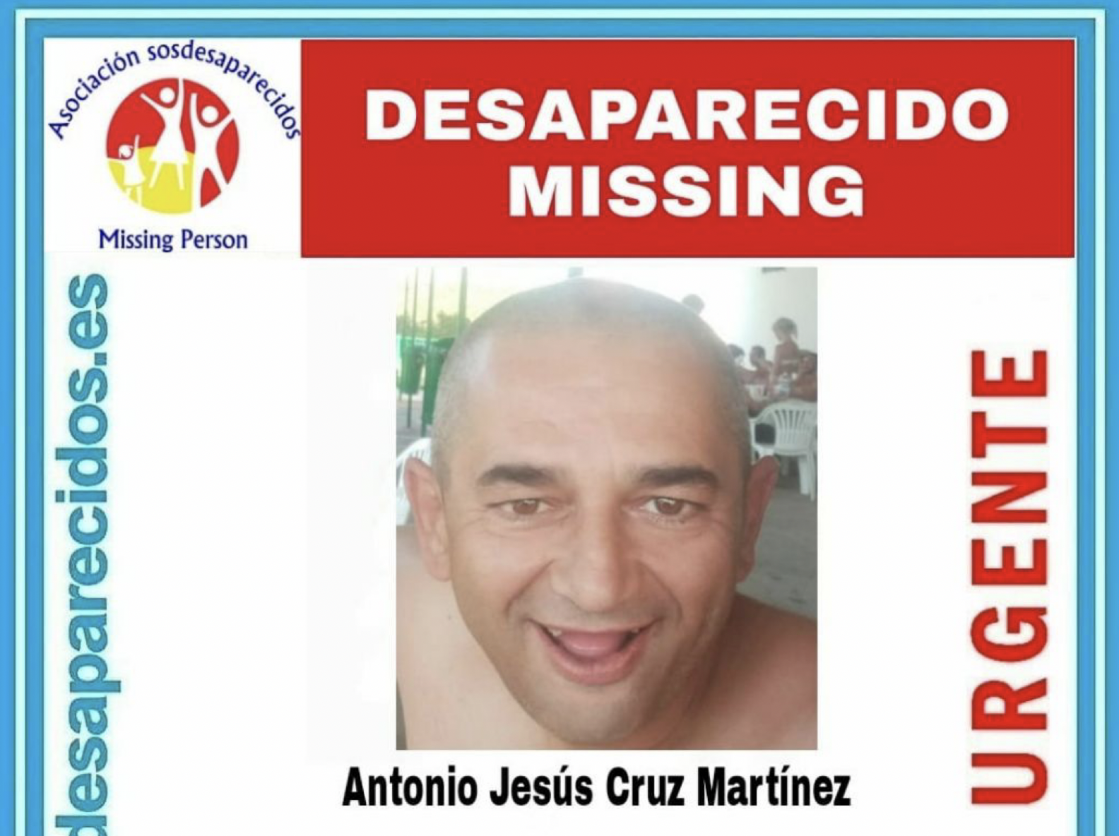 Antonio Jesús Cruz Martínez, desaparecido en Sevilla.