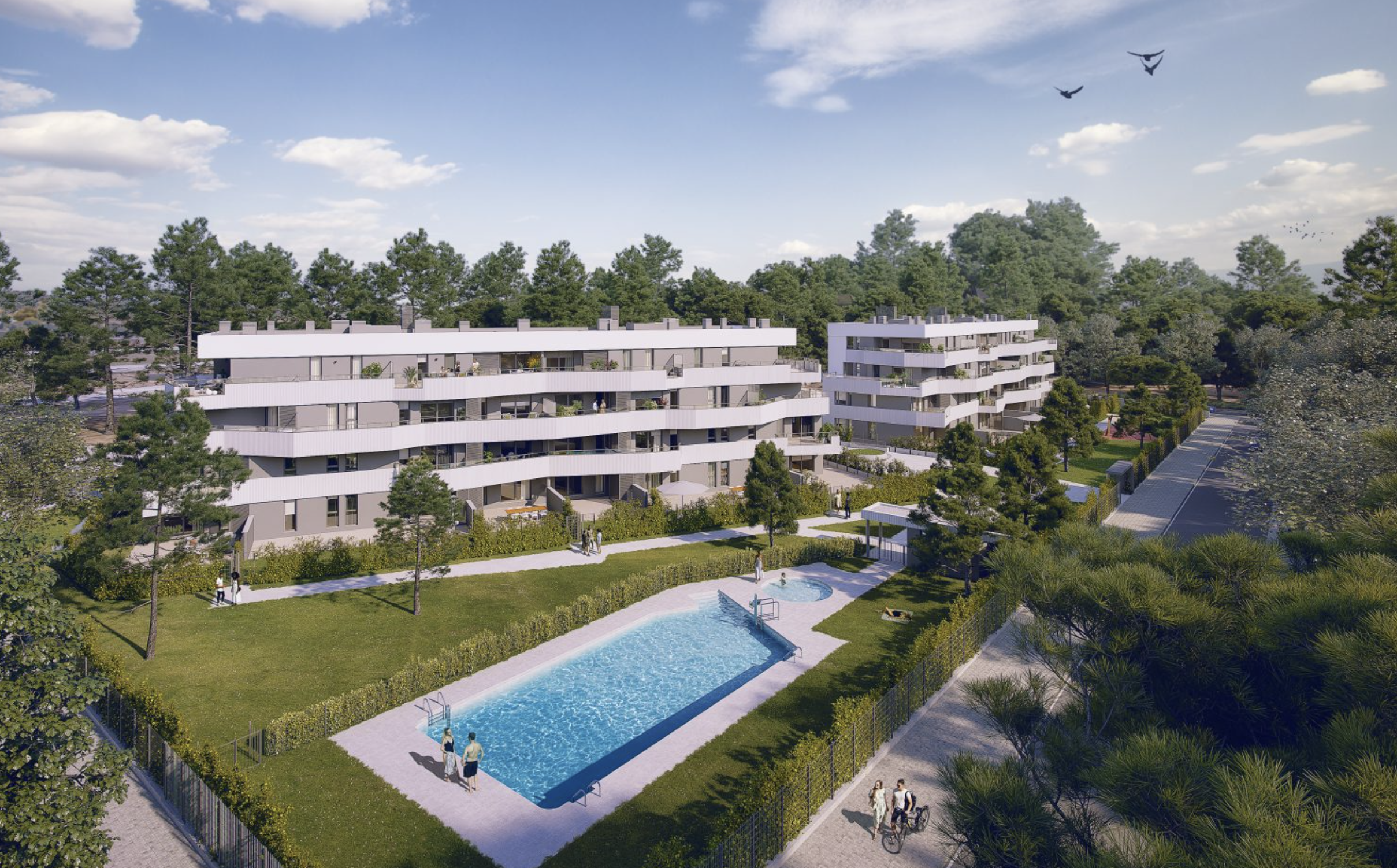 Metrovacesa impulsa 44 nuevas viviendas al norte de Jerez: áticos, piscina, jardines privados...