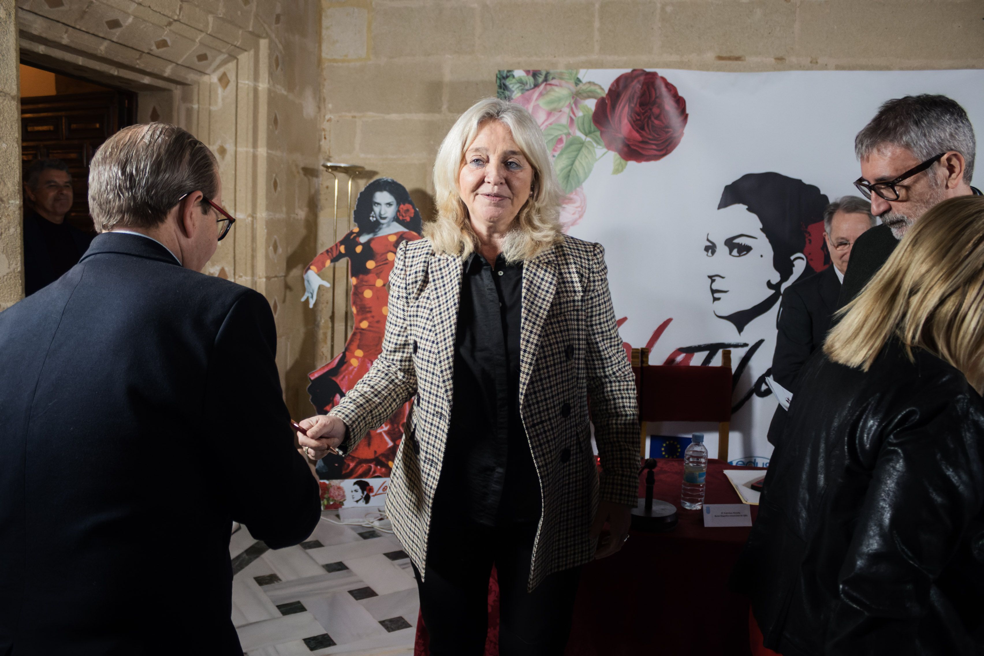 Mercedes Colombo en el acto de presentación del programa de actividades. 