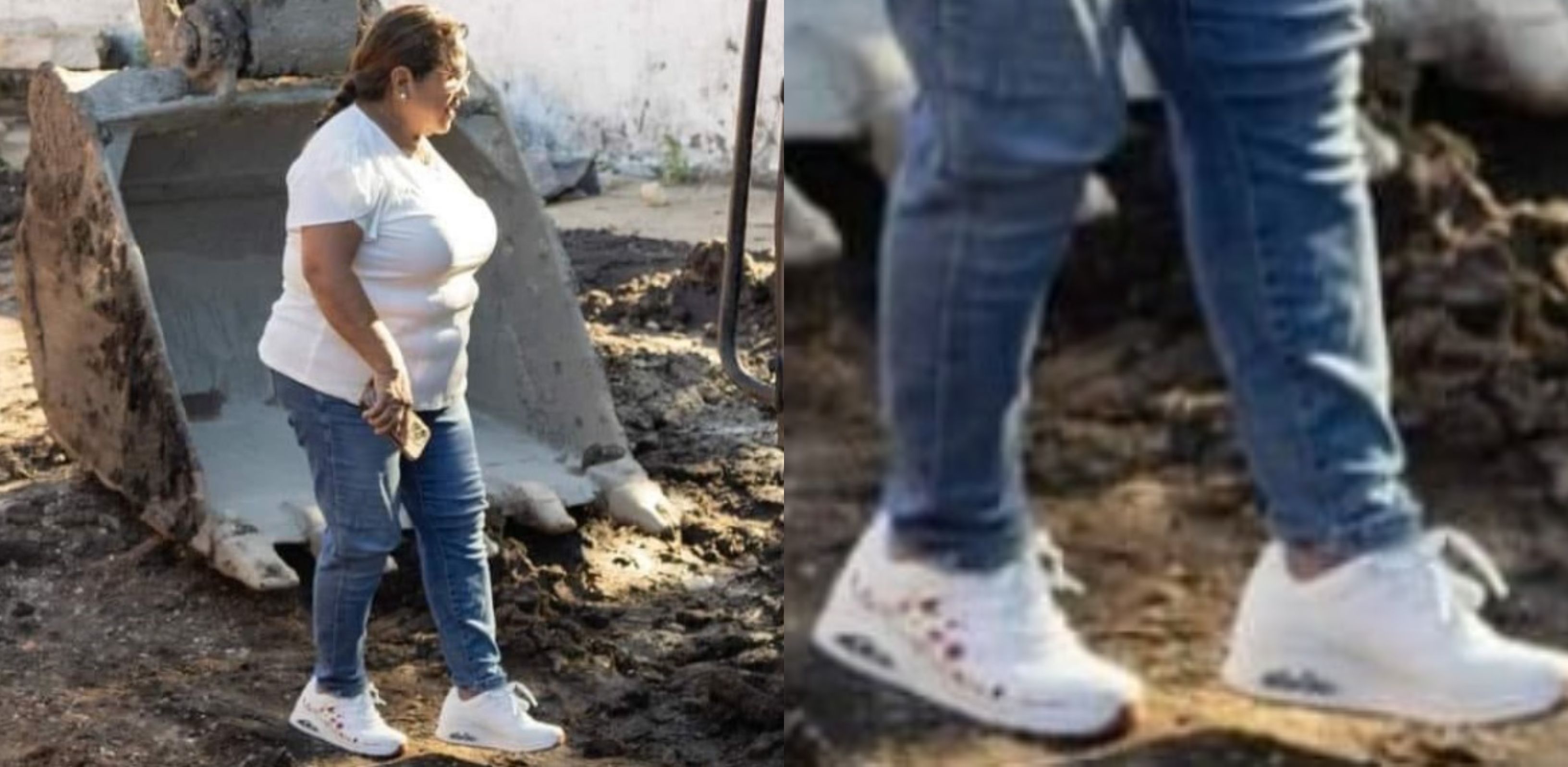 La alcaldesa, Veracruz, Carmen Medel Palma en la foto