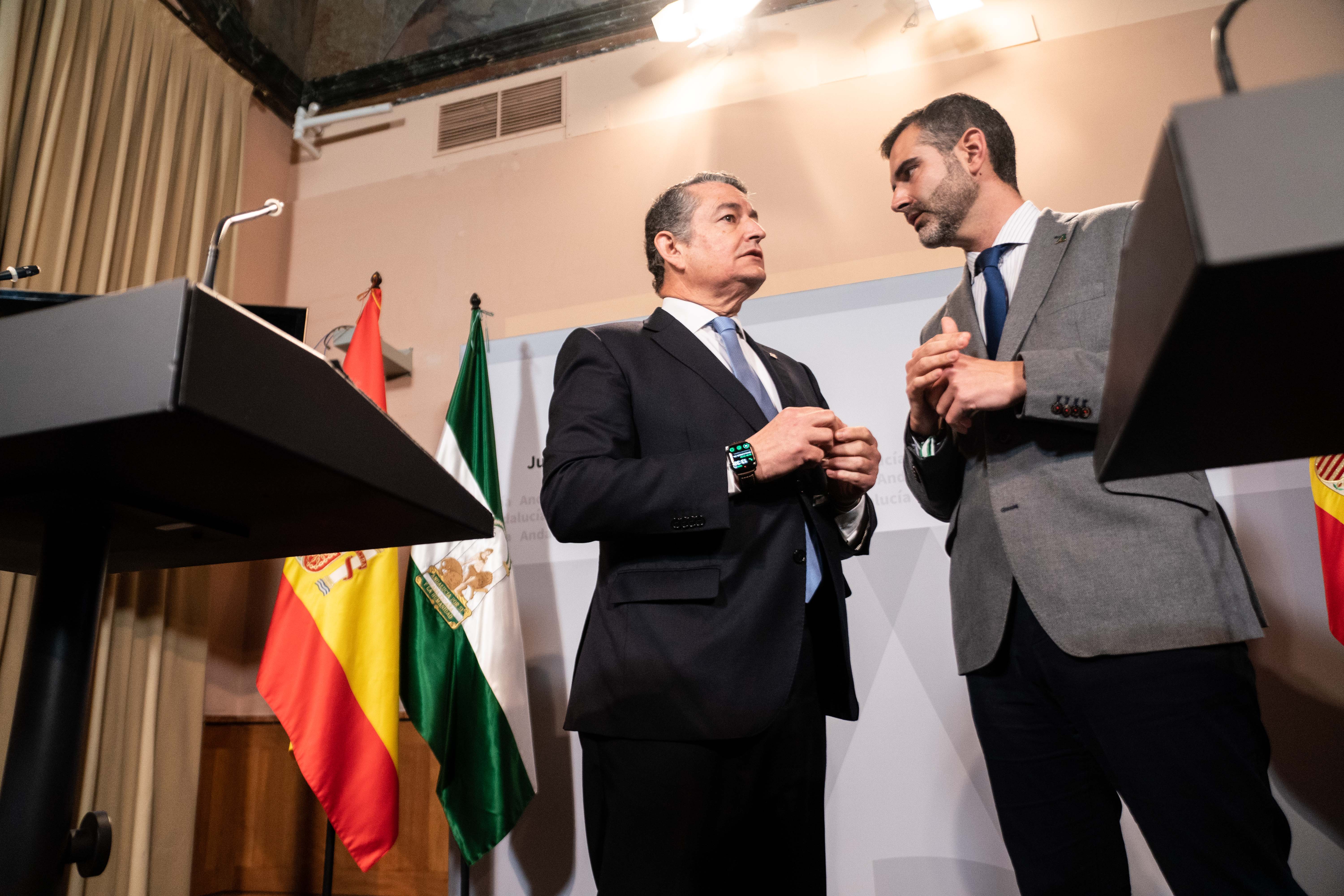 Antonio Sanz, consejero de Presidencia, ha sido el encargado de presentar la nueva organización.