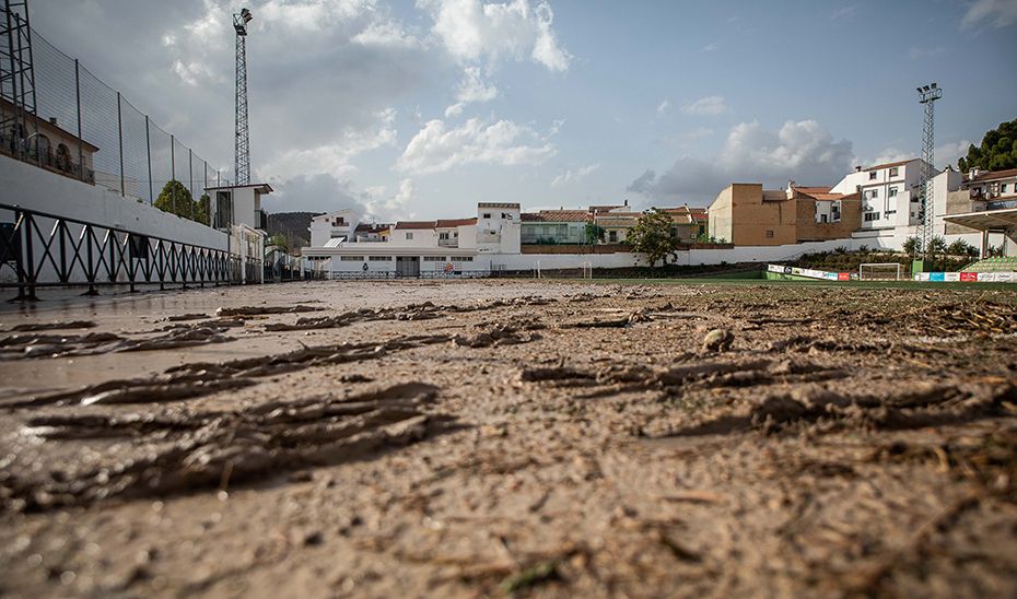 Zona anegada tras las intensas precipitaciones registradas, en imágenes de archivo