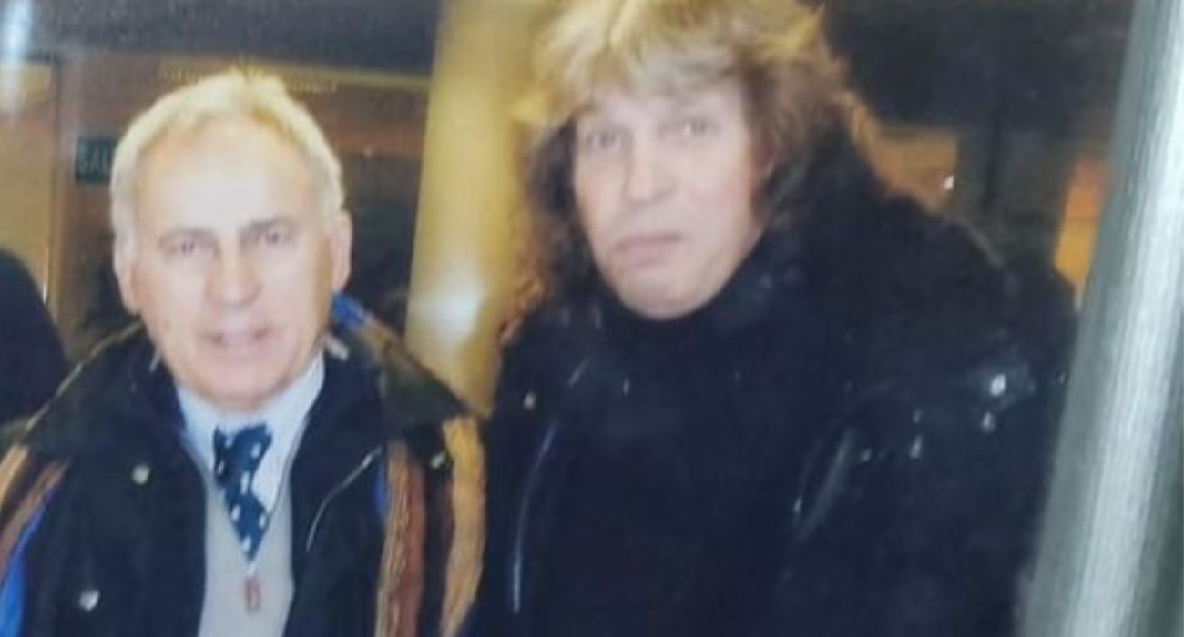 José Mercé, en la imagen que ha compartido junto a su idolatrado Amancio Amaro.