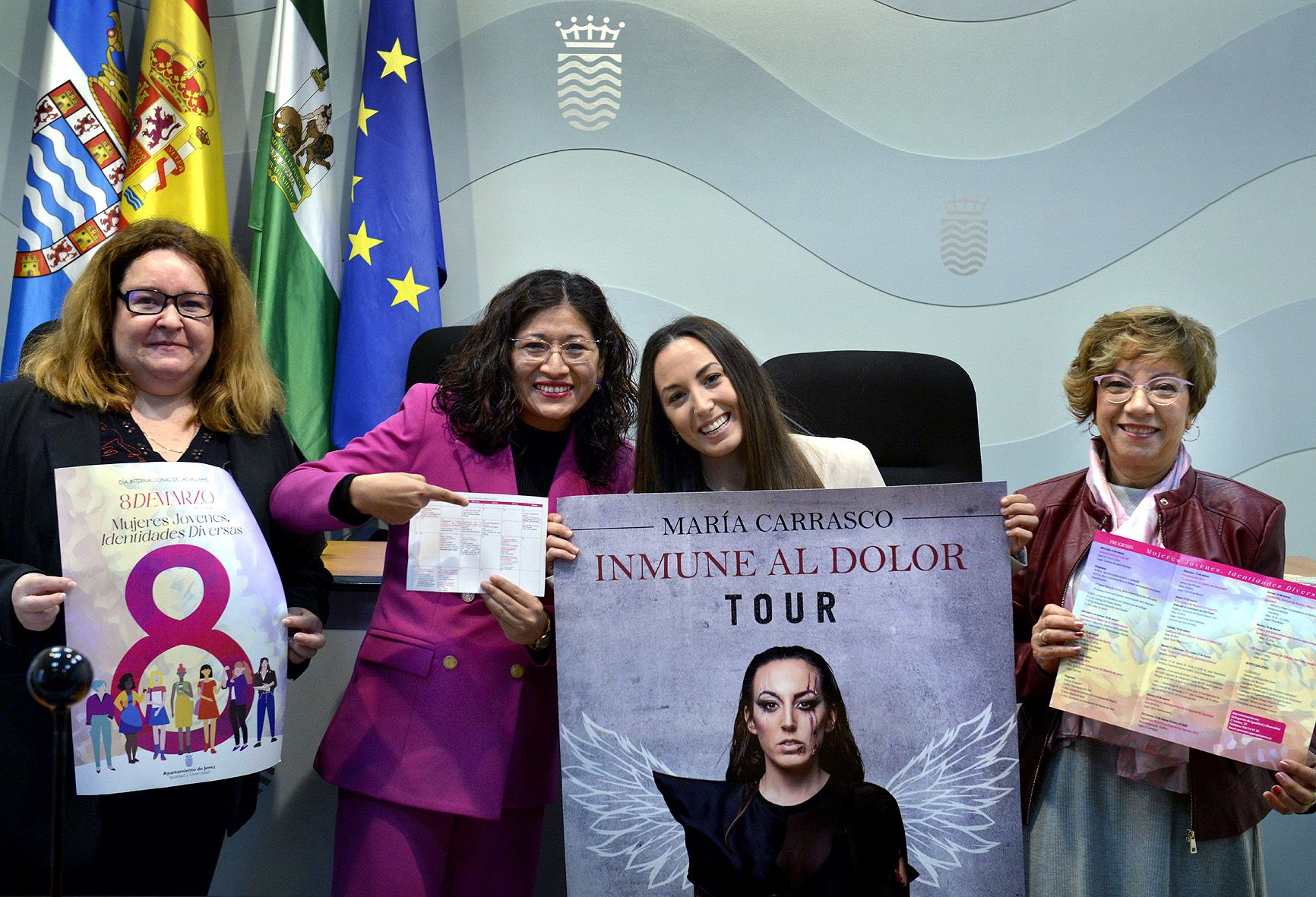 Presentación de la programación ‘Mujeres jóvenes. Identidades diversas’, ciclo de actividades con el que la ciudad conmemorará el 8M. Presentación de la programación ‘Mujeres jóvenes. Identidades diversas’, ciclo de actividades con el que la ciudad conmemorará el 8M.