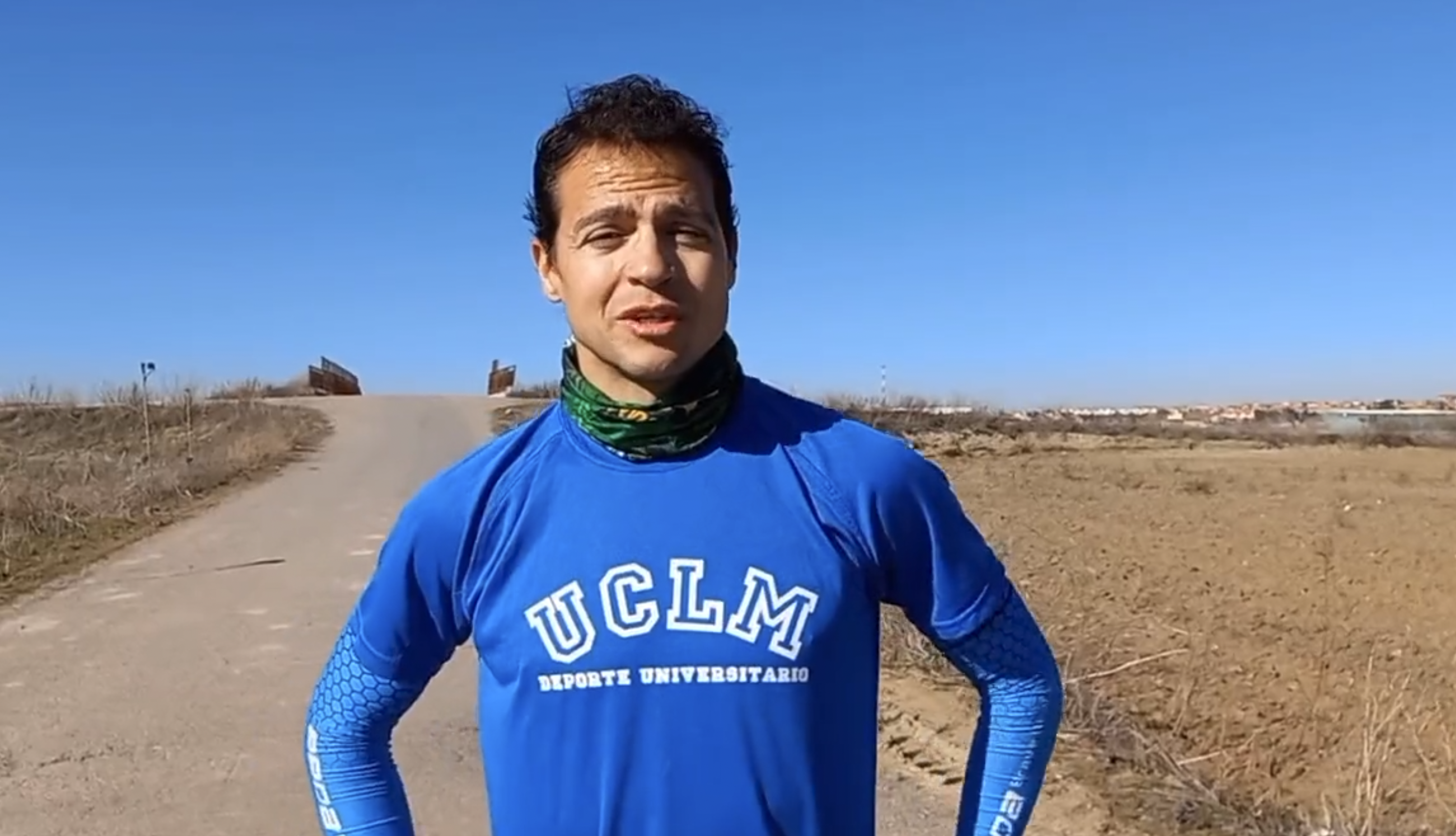 El atleta toledano Christian López, que ha batido más de 100 récords Guinness.