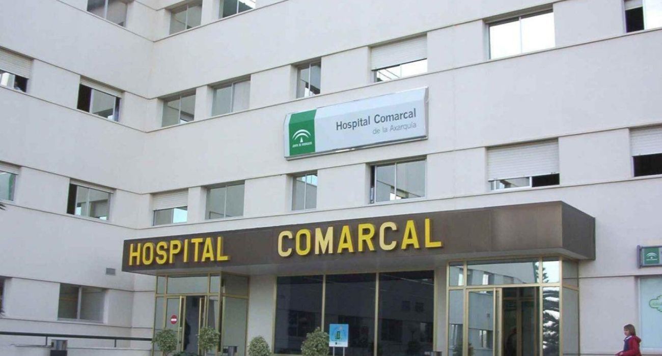 El Hospital de la Axarquía al que han sido trasladadas las ancianas arrolladas por un vehículo.