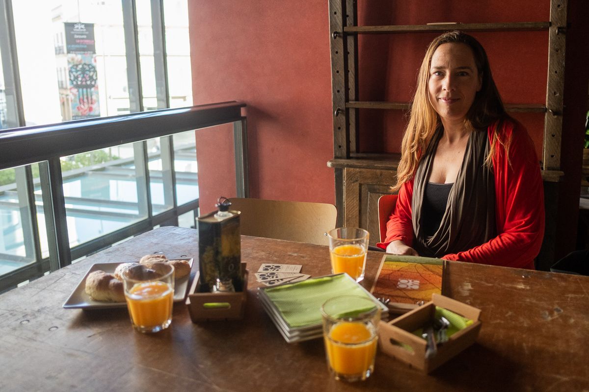 Charlotte Schoenmakers, en la nueva experiencia gastro y cultural de Coso Villamarta. FOTO: MANU GARCÍA