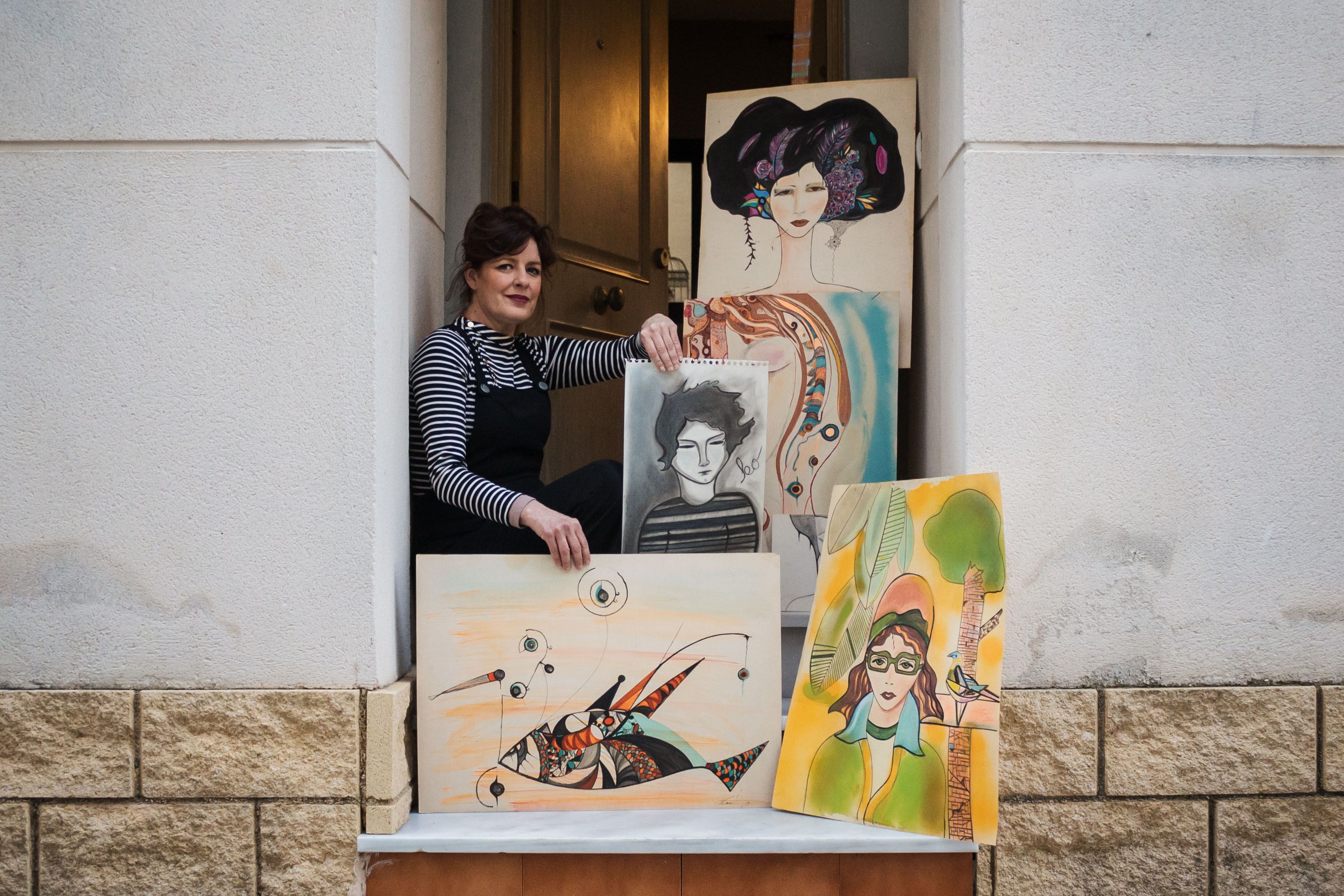 García Mateos, con parte de su obra. CANDELA NÚÑEZ