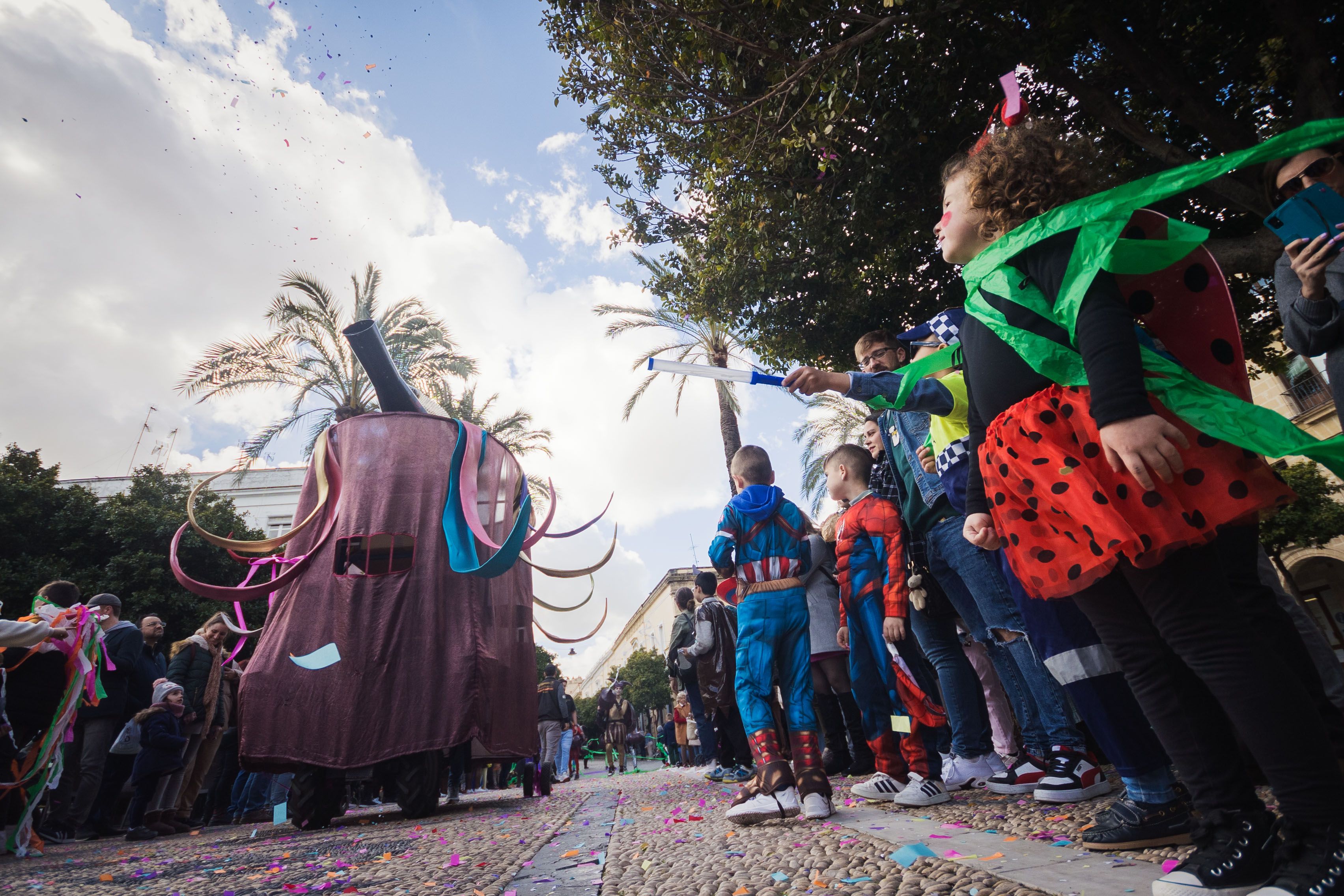 El pasacalles de Carnaval en Jerez El pasacalles de Carnaval en Jerez