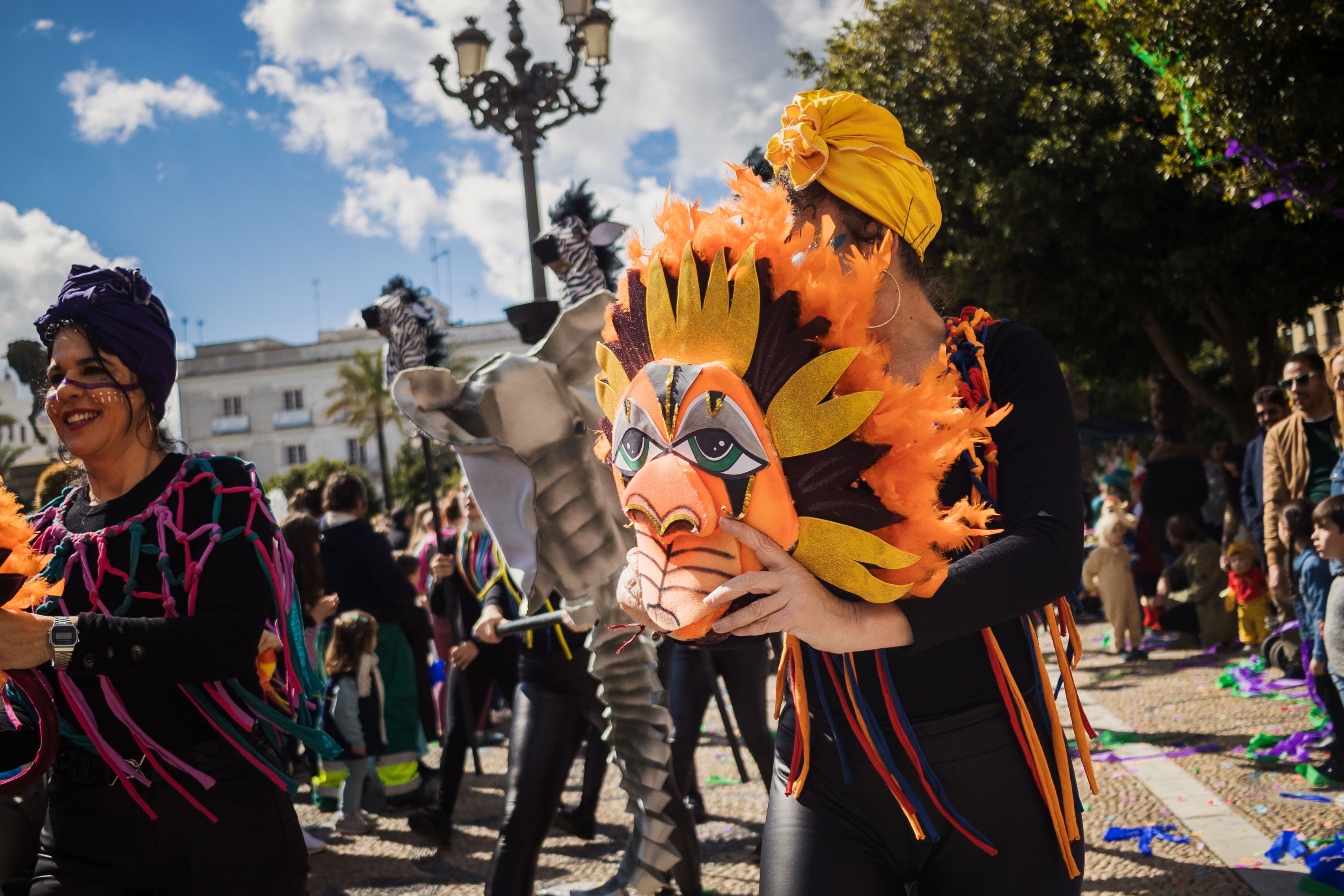 El pasacalles de Carnaval en Jerez El pasacalles de Carnaval en Jerez