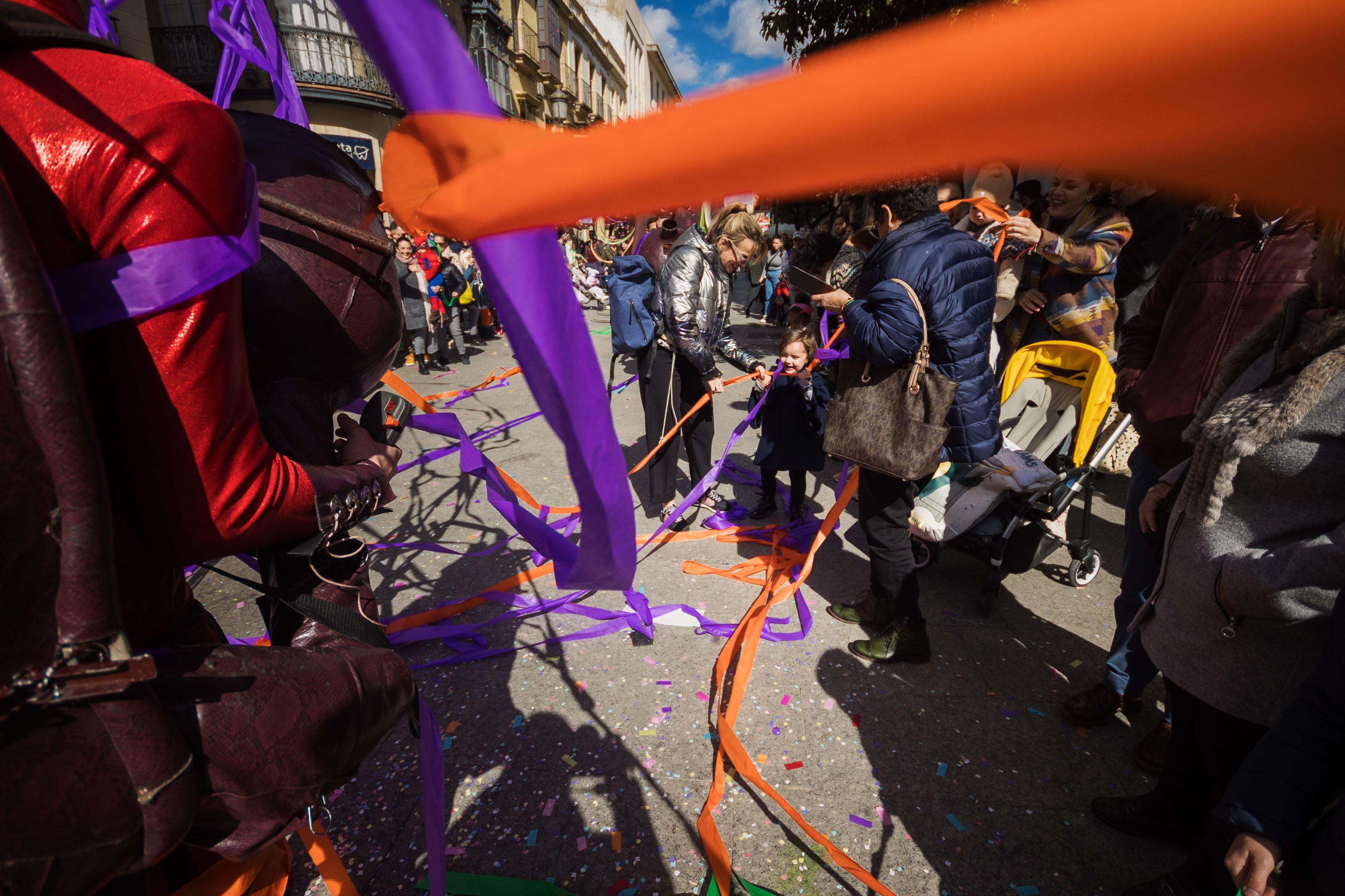 El pasacalles de Carnaval en Jerez El pasacalles de Carnaval en Jerez