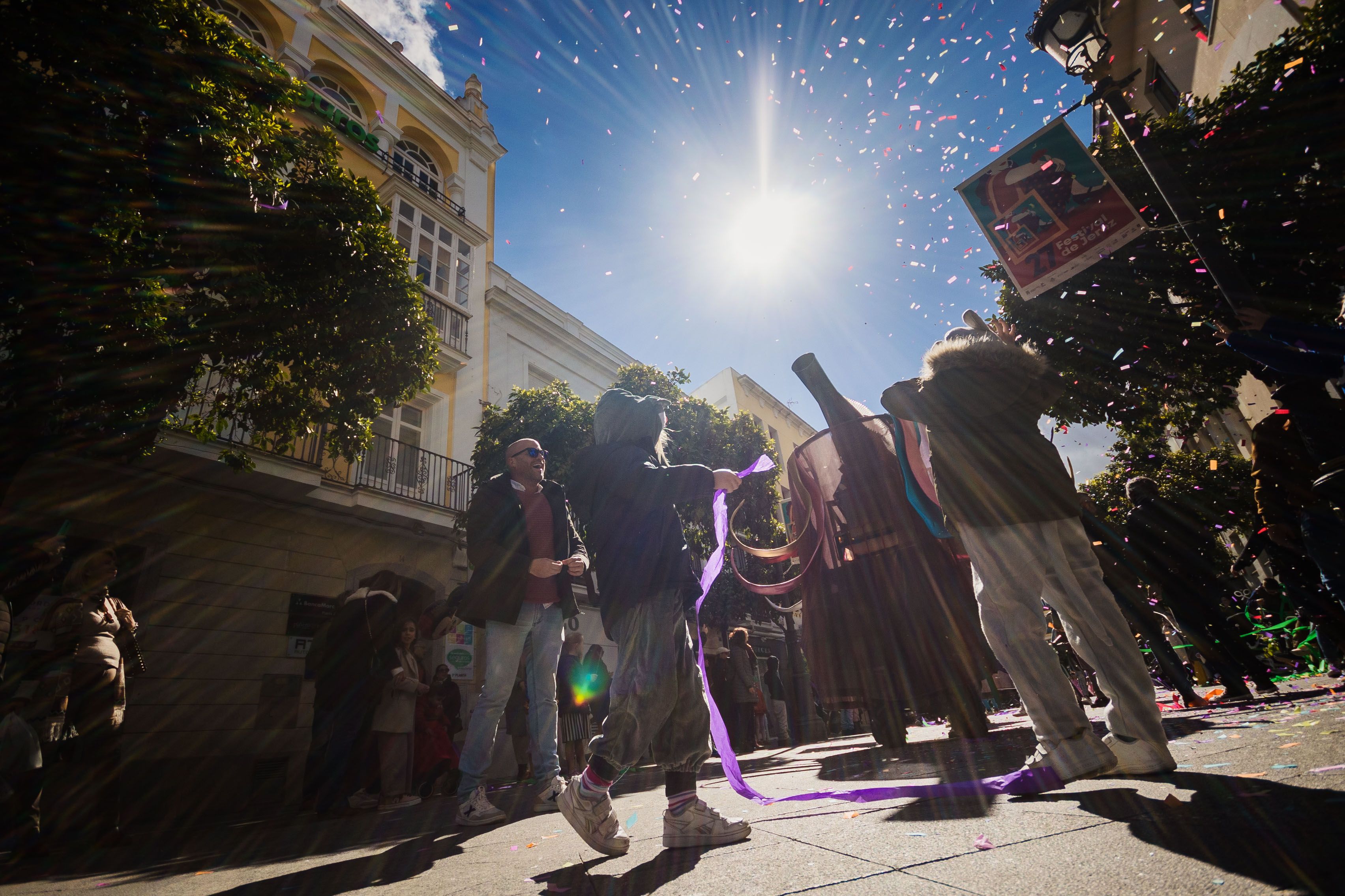 El pasacalles de Carnaval en Jerez El pasacalles de Carnaval en Jerez