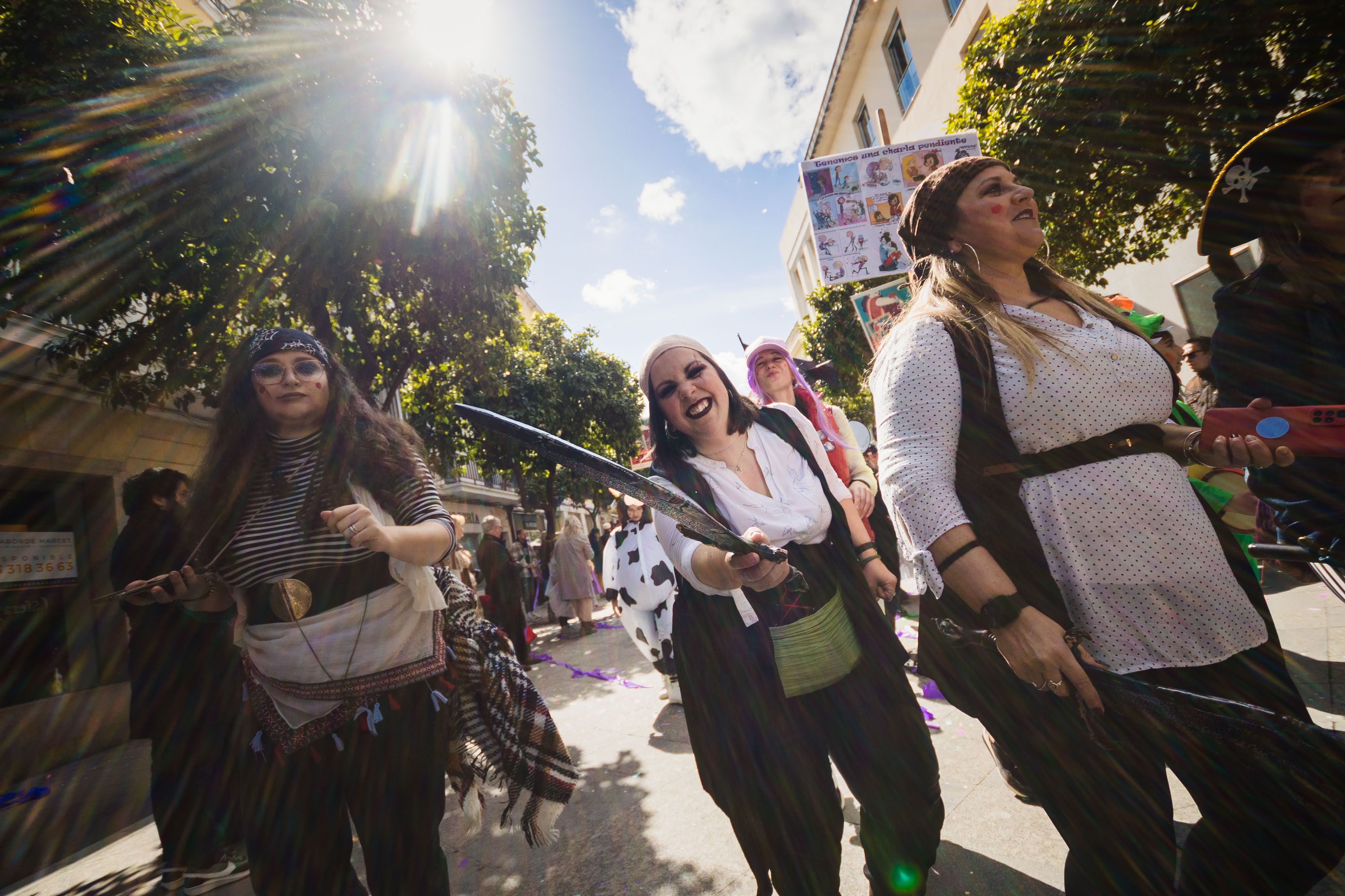 El pasacalles de Carnaval en Jerez El pasacalles de Carnaval en Jerez