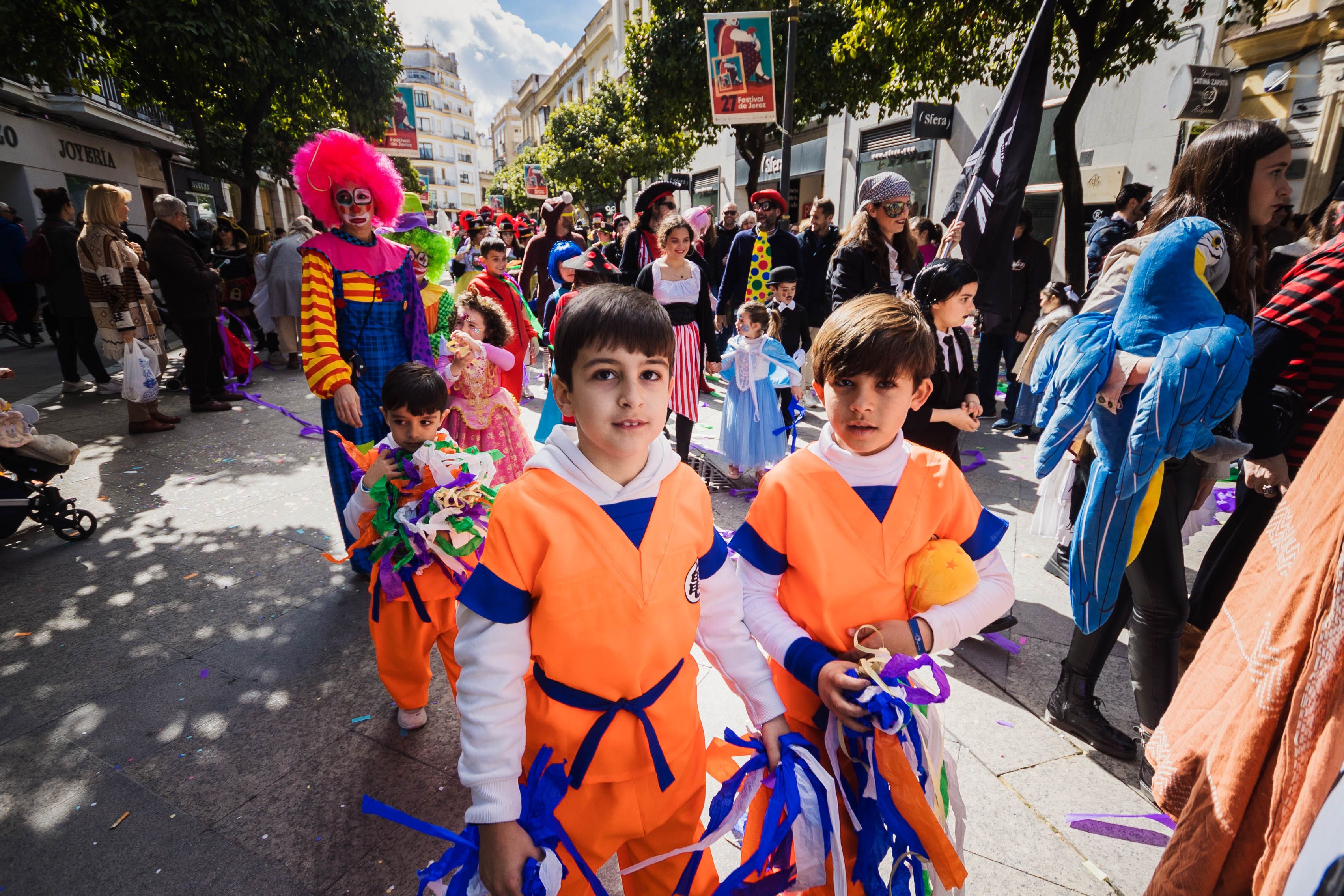El pasacalles de Carnaval en Jerez El pasacalles de Carnaval en Jerez