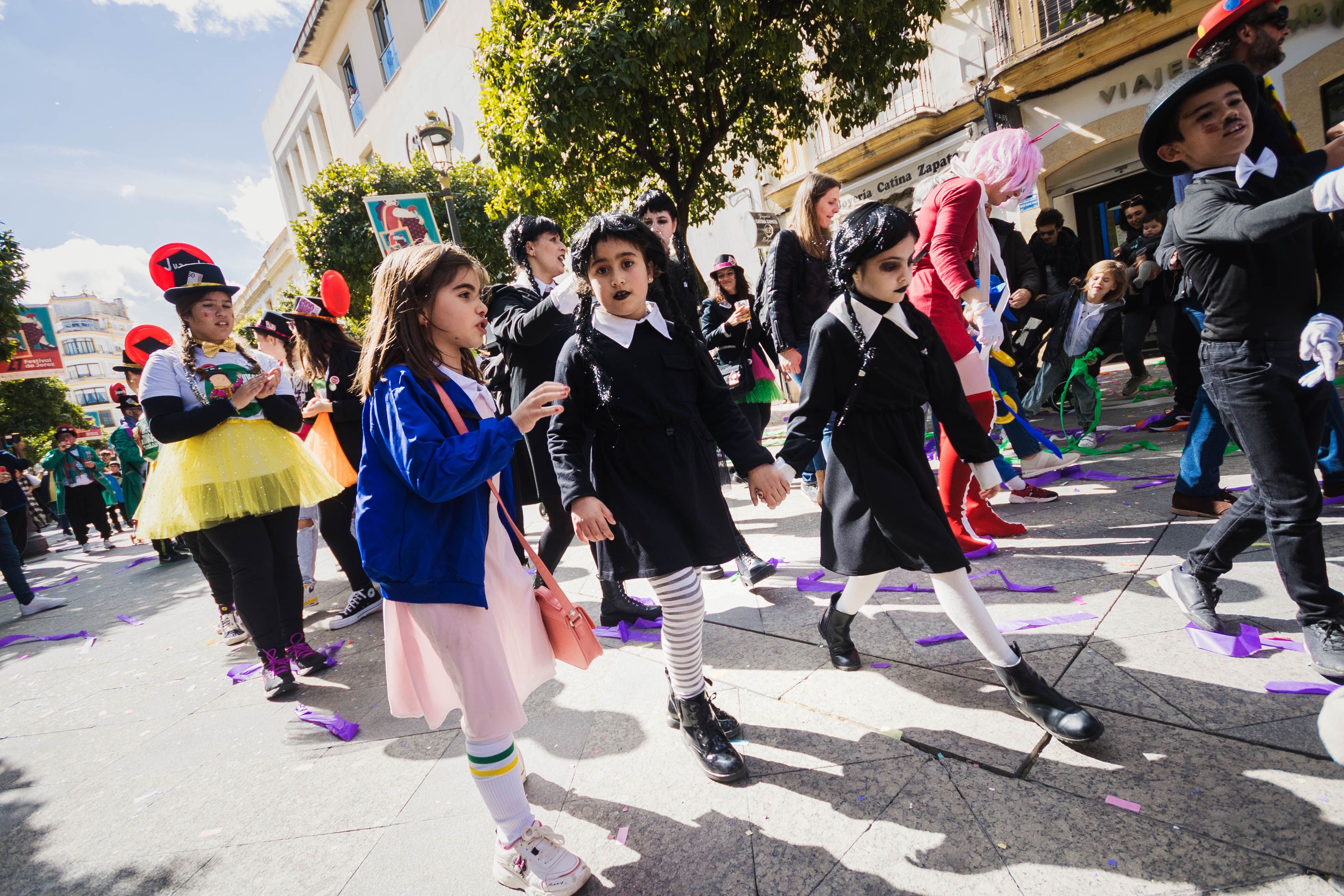 El pasacalles de Carnaval en Jerez El pasacalles de Carnaval en Jerez