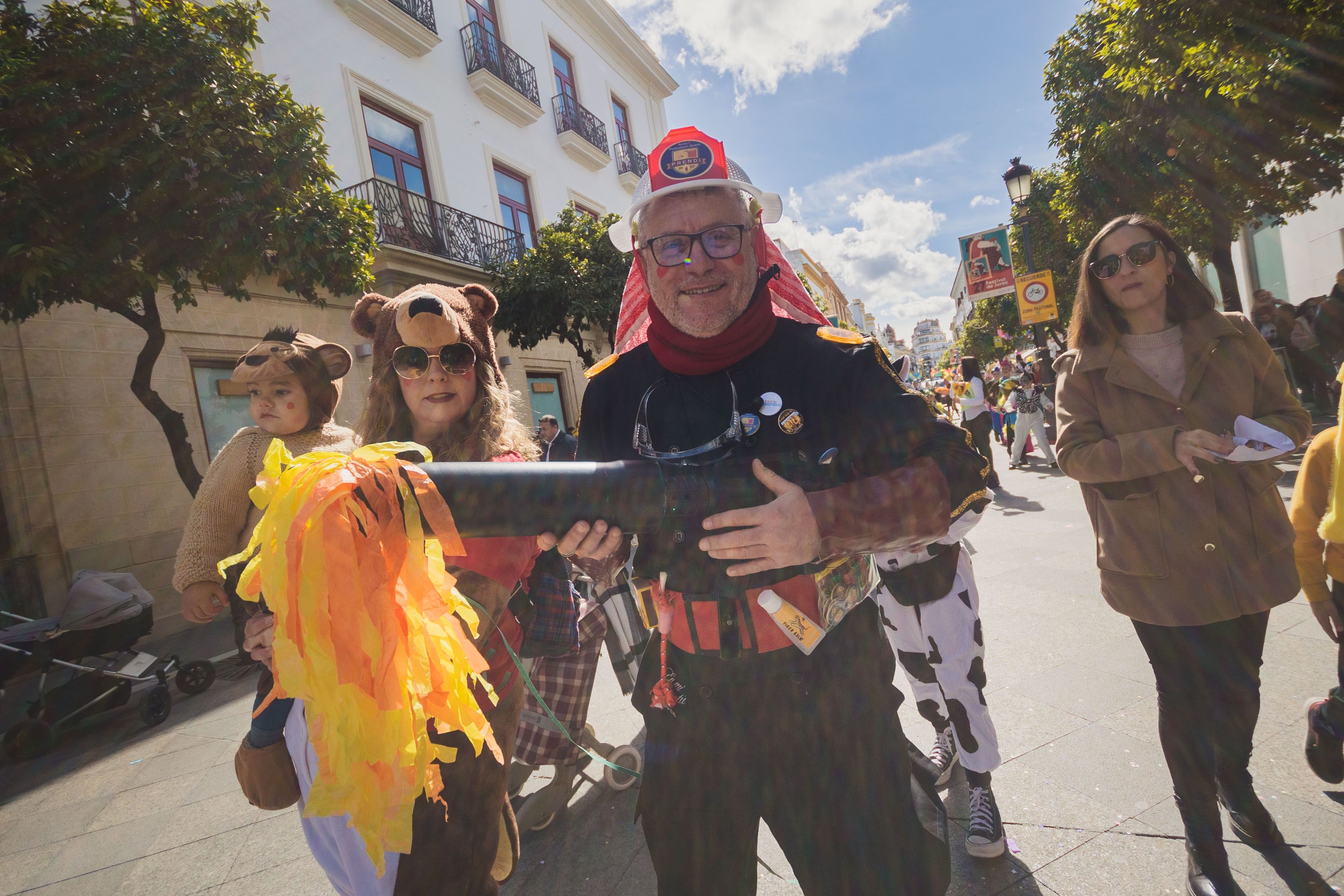 El pasacalles de Carnaval en Jerez El pasacalles de Carnaval en Jerez