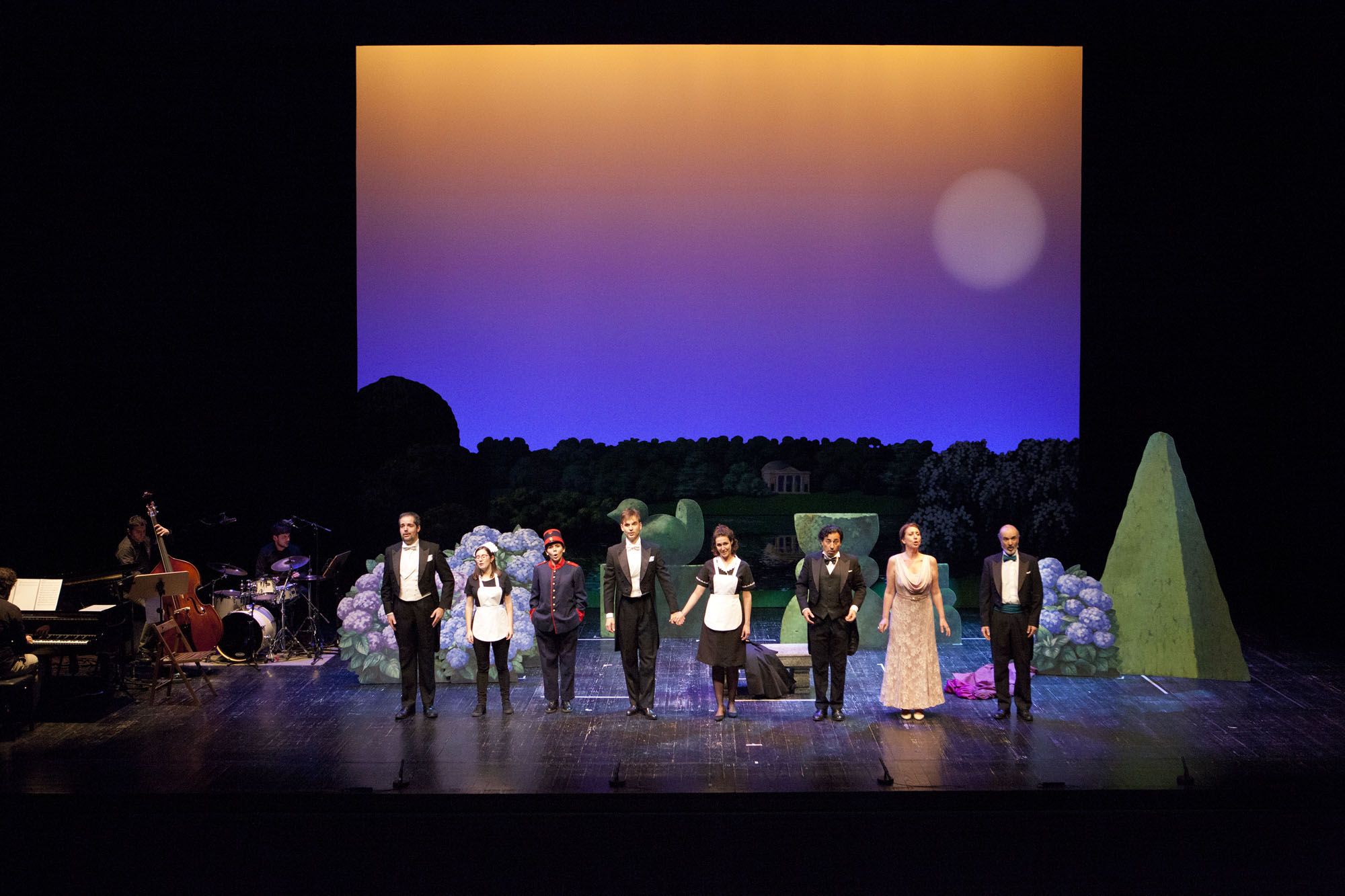  Un momento de la representación de 'Las bodas de Fígaro' en la adaptación de Paco Mir.
