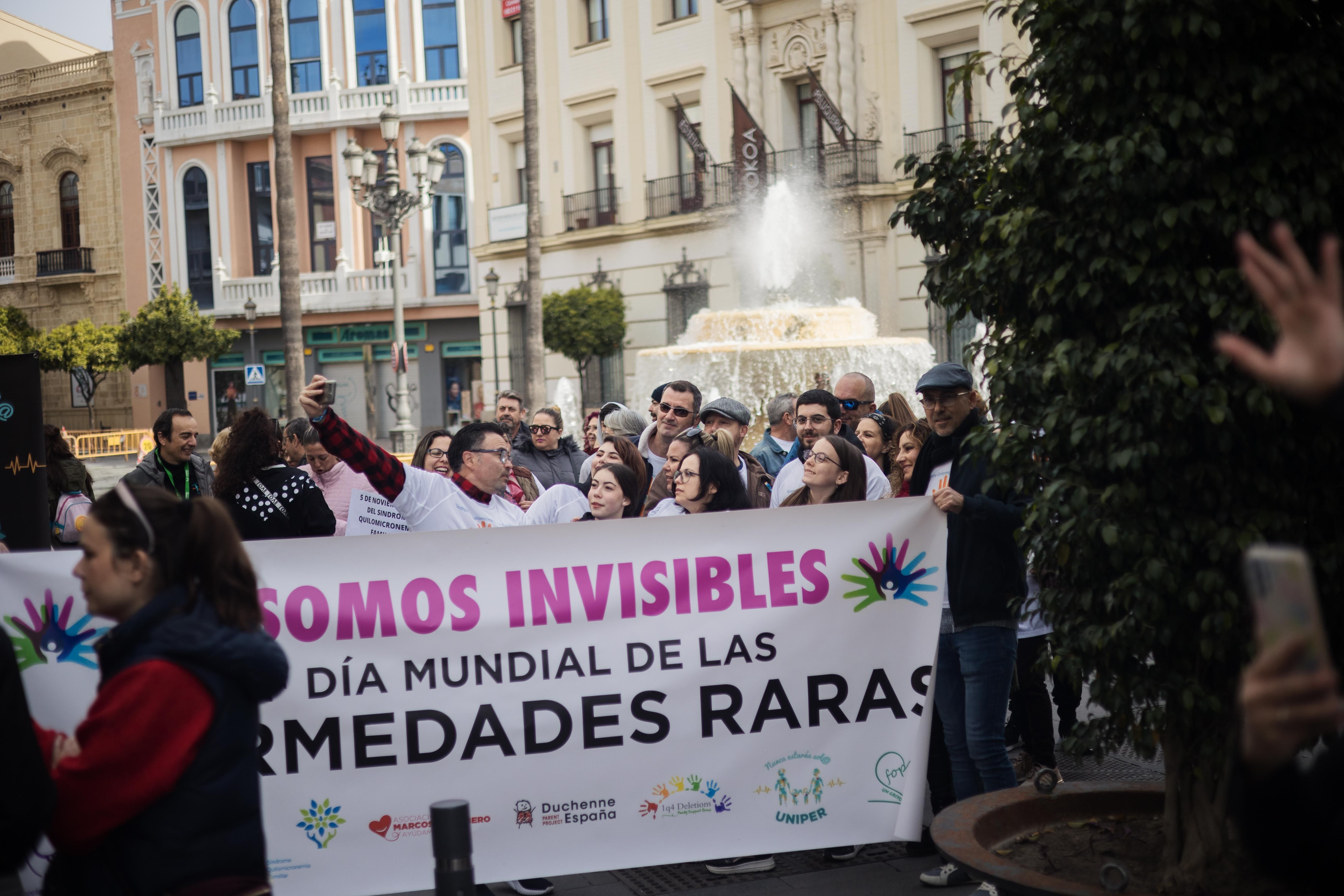 Manifestación por el día de las enfermedades raras, 28 de febrero Manifestación por el día de las enfermedades raras, 28 de febrero