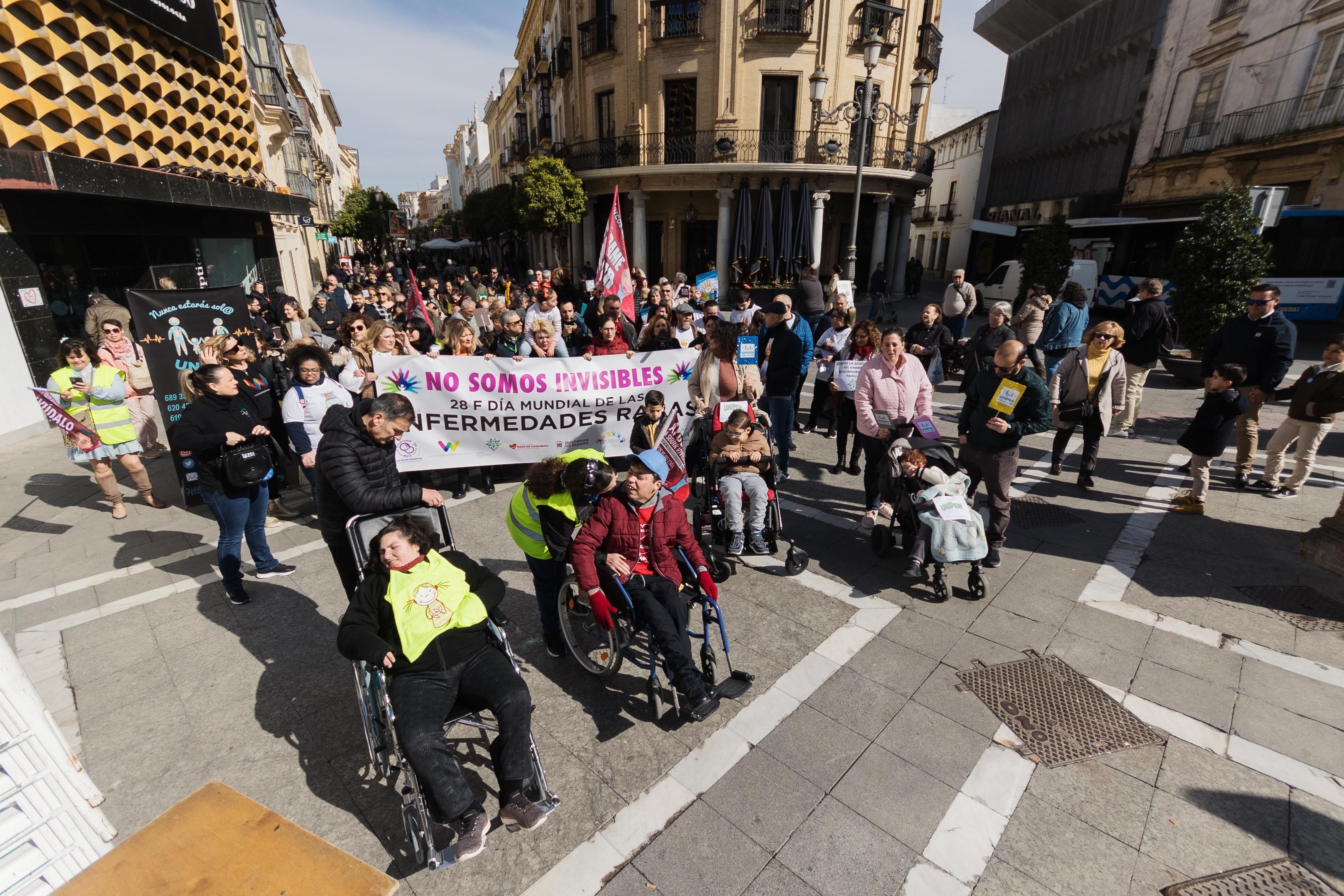 Manifestación por el día de las enfermedades raras, 28 de febrero Manifestación por el día de las enfermedades raras, 28 de febrero