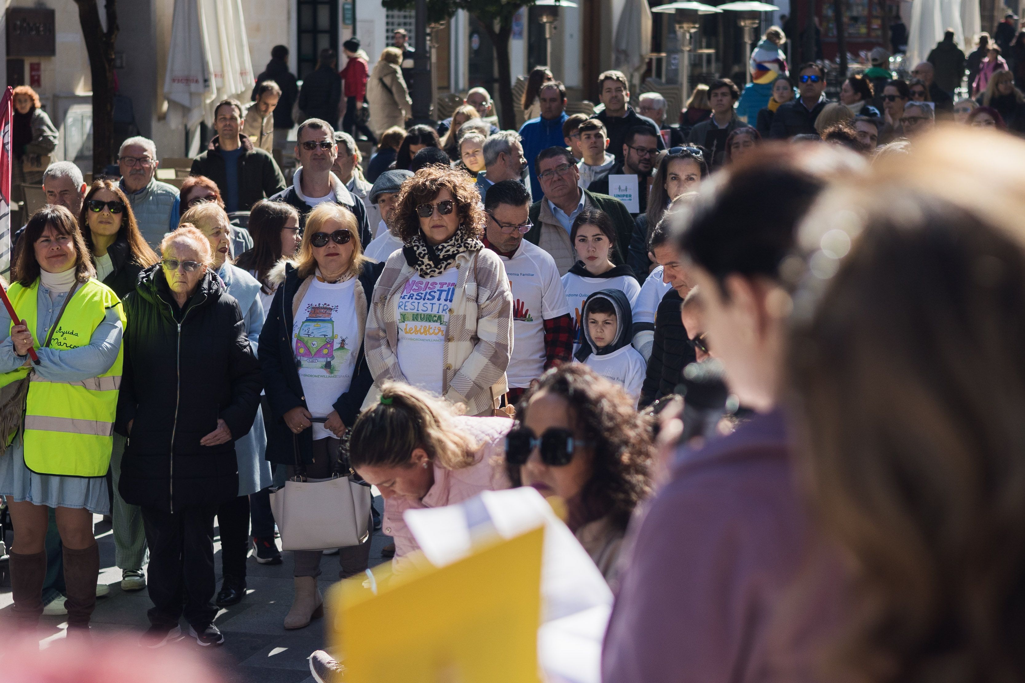 Manifestación por el día de las enfermedades raras, 28 de febrero Manifestación por el día de las enfermedades raras, 28 de febrero