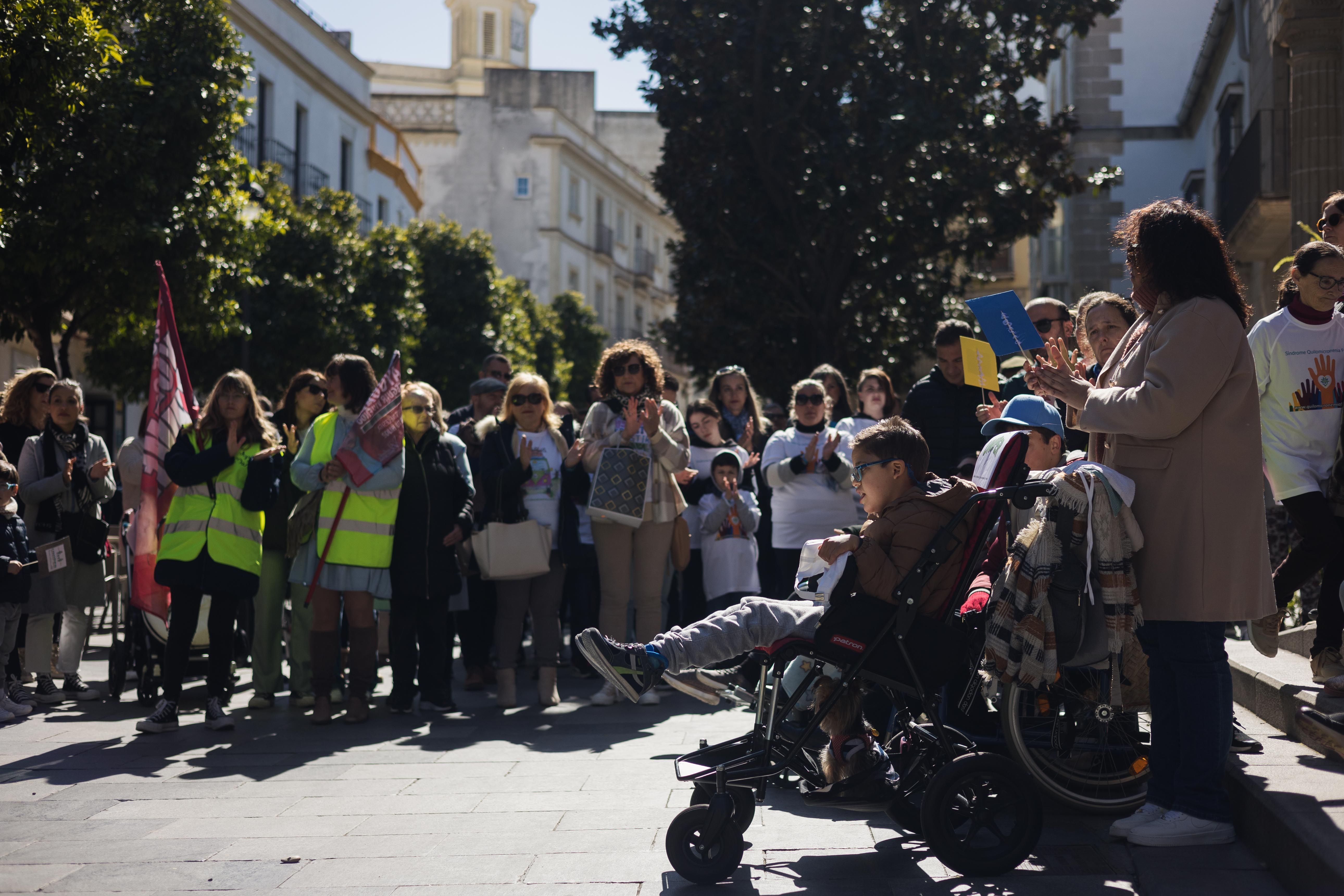 Manifestación por el día de las enfermedades raras el pasado año. Manifestación por el día de las enfermedades raras el pasado año.