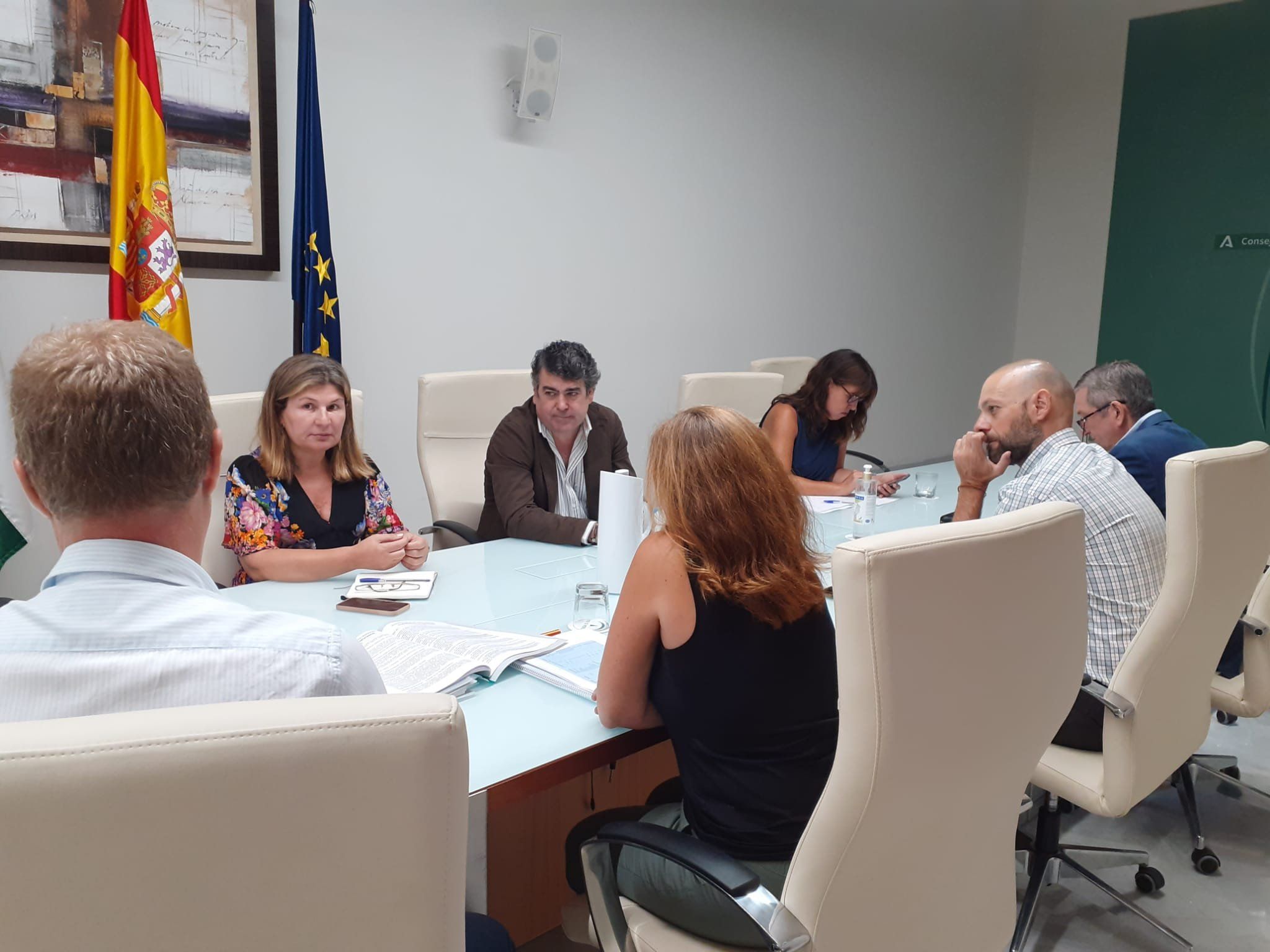 Luis García Navarro, ex abogado del PP en los ERE, en el centro de la imagen.