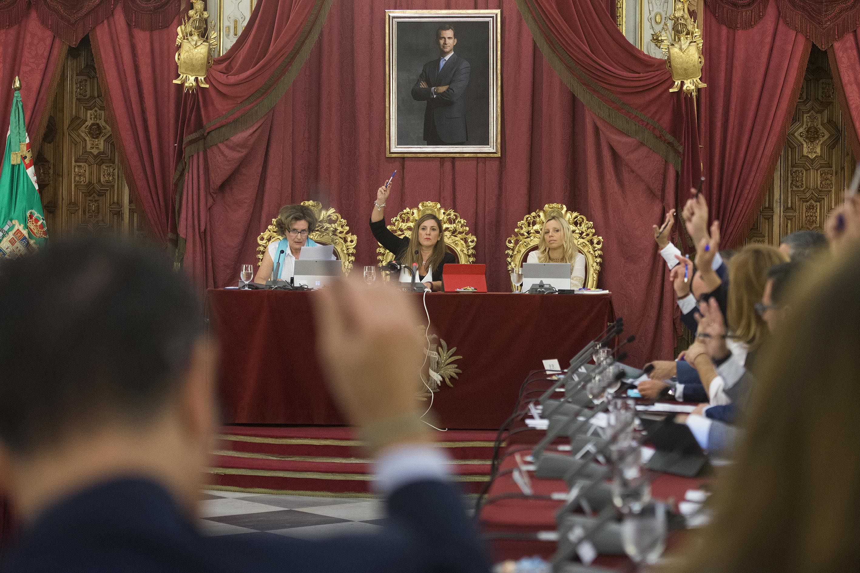 Primer pleno del nuevo mandato de Diputación, el pasado septiembre.