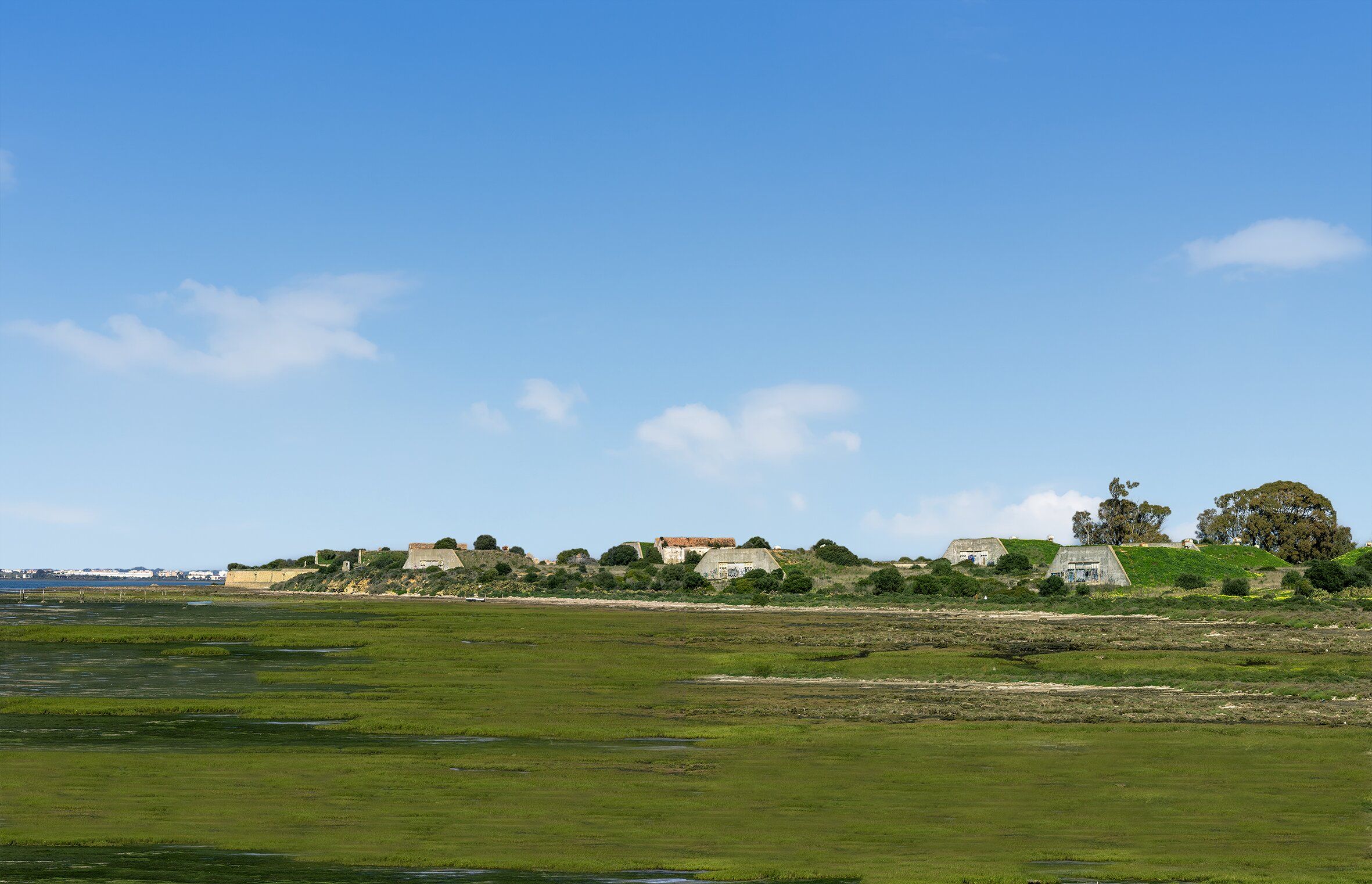 Imagen de los polvorines. 