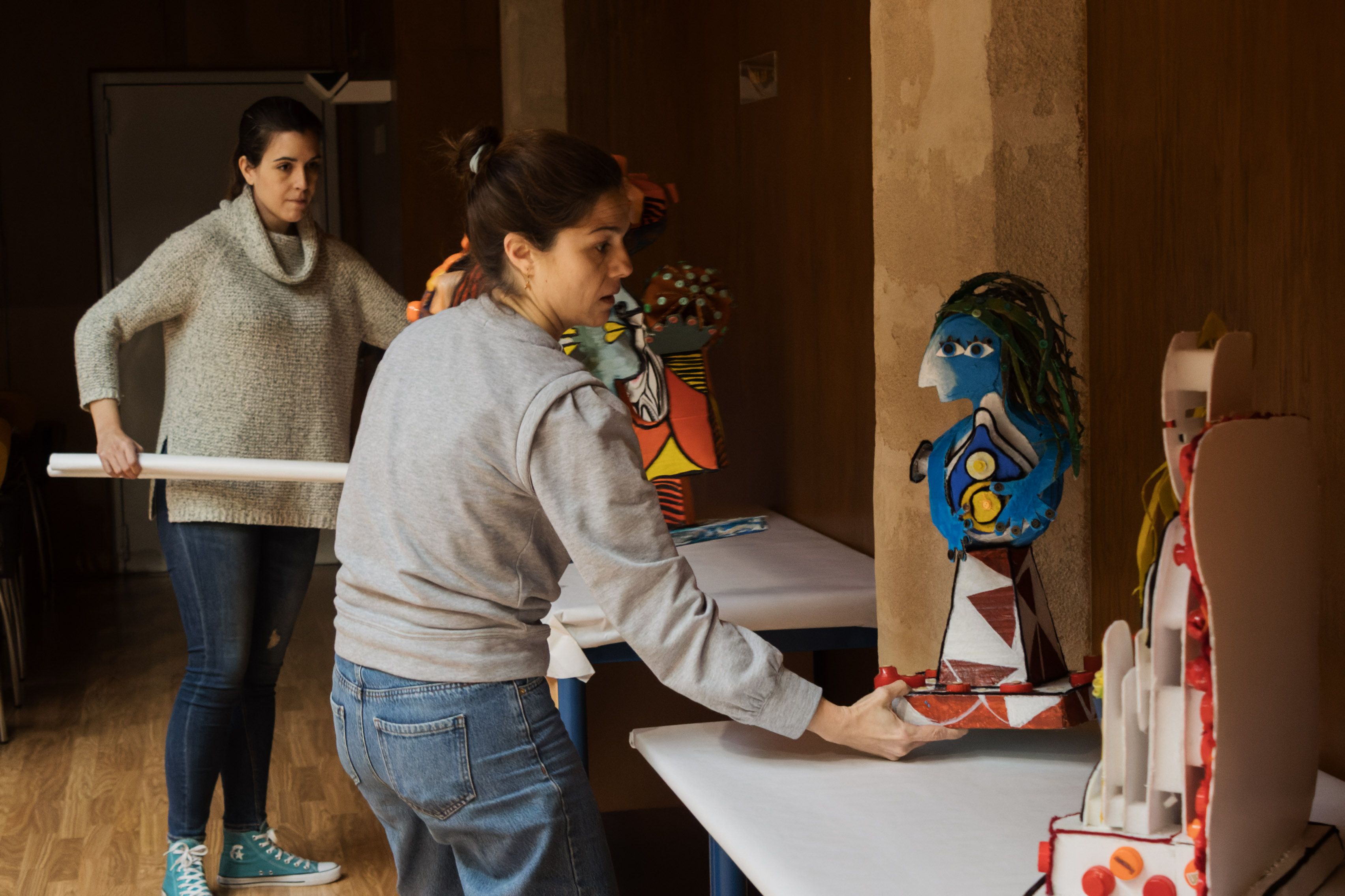 Algunas de las piezas que van a exponerse en el Conservatorio Joaquín Villatoro. 