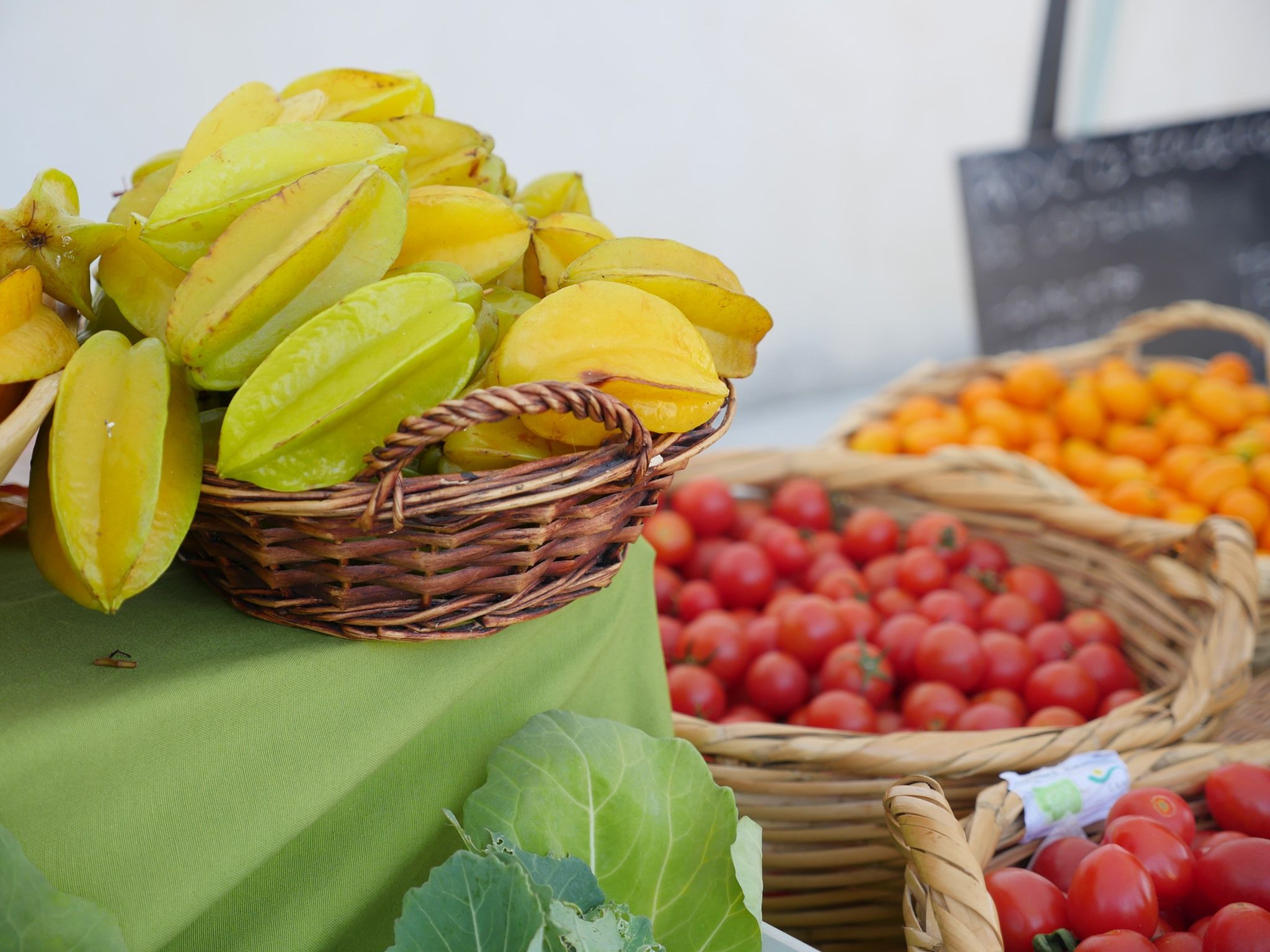 Un mercado ecológico, en imagen de archivo.