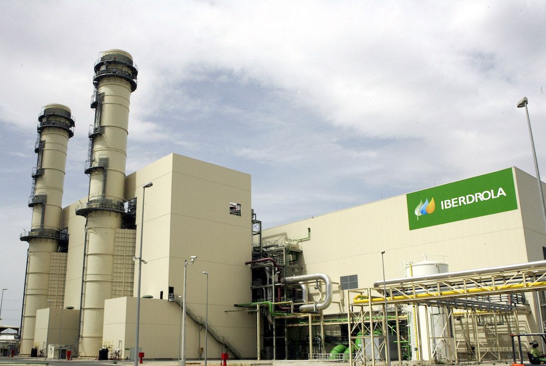 La central térmica de Arcos, en una imagen de Iberdrola.