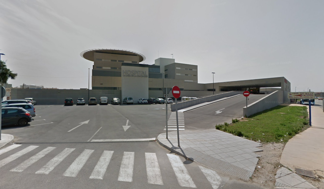 El Hospital de La Línea, en una imagen de Google Maps.