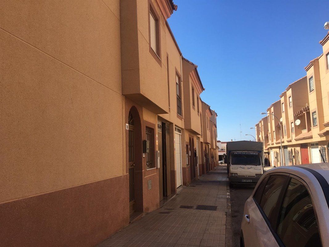 Domicilio de la detenida, en una imagen de Europa Press.