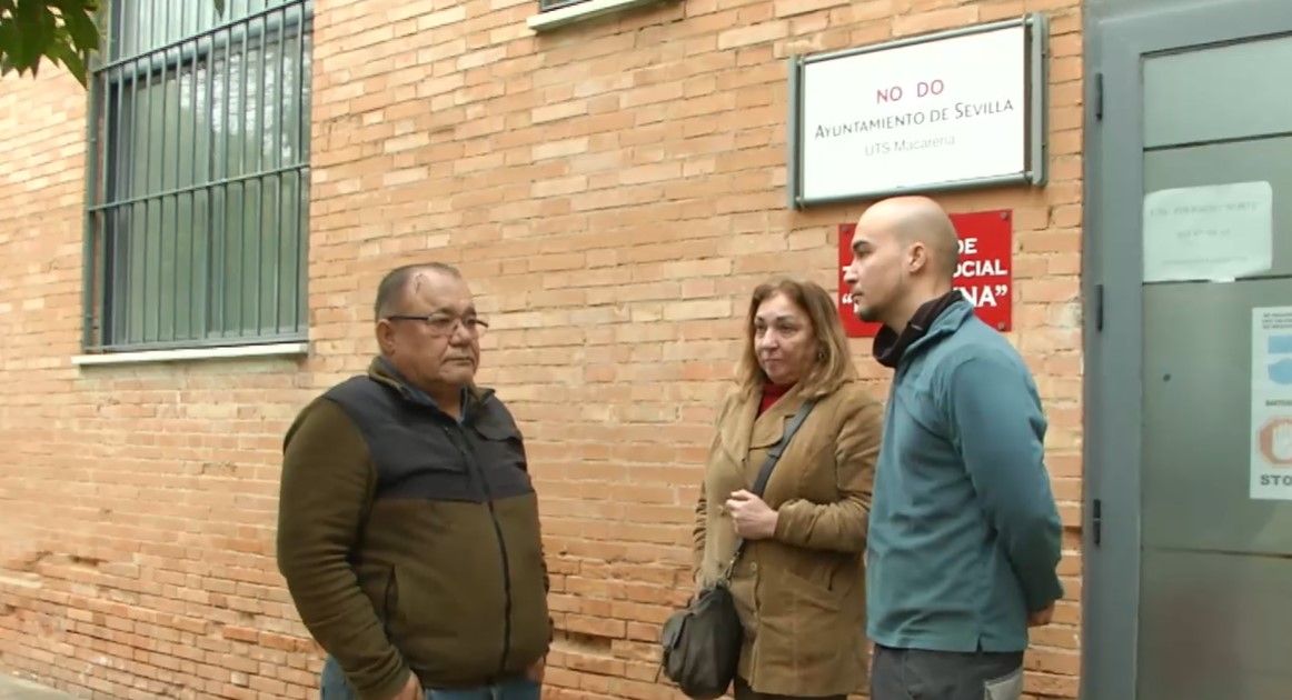 Vecinos desahuciados en Sevilla. CANAL SUR