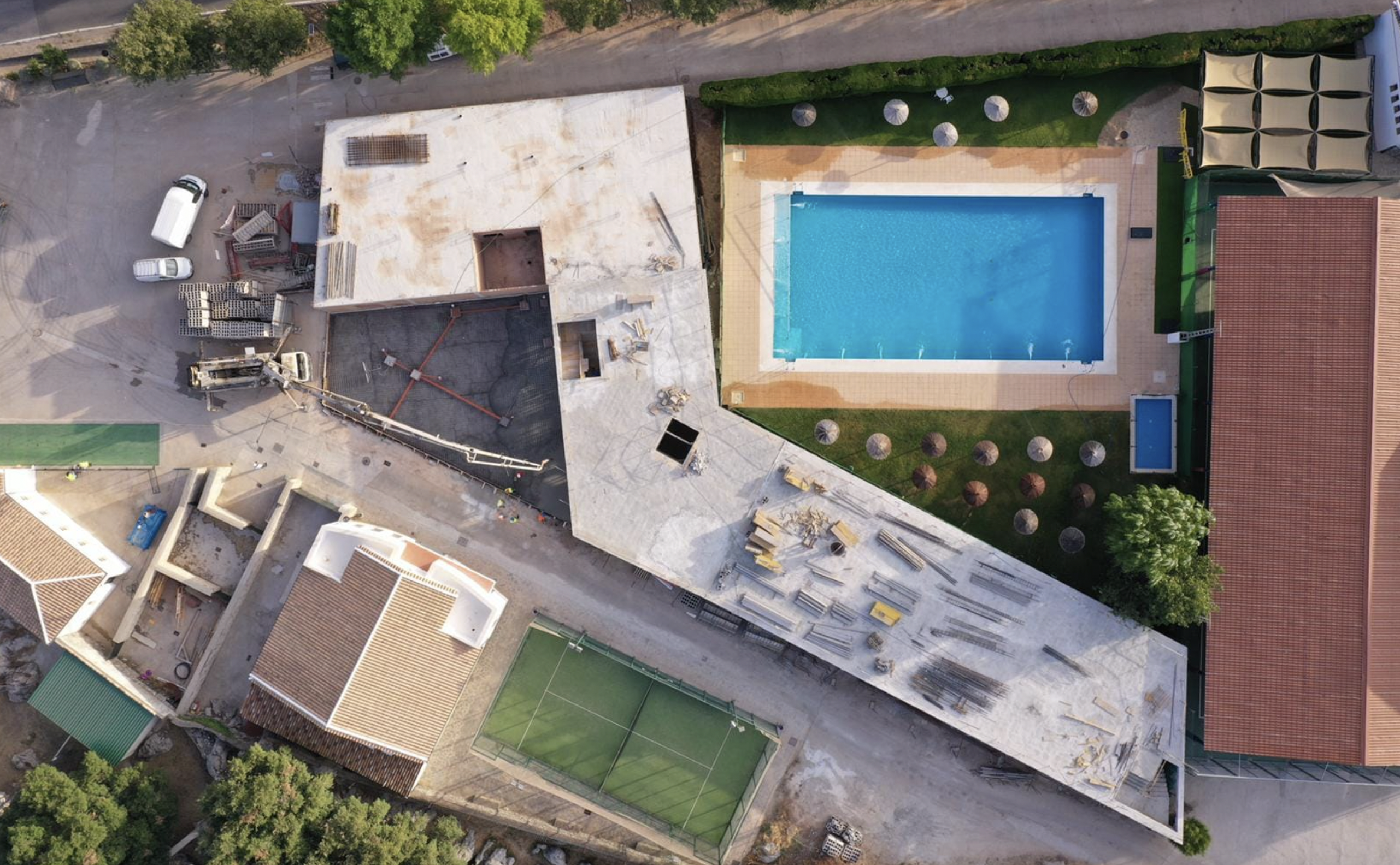 La zona donde se ubicará la residencia de mayores en Villaluenga.