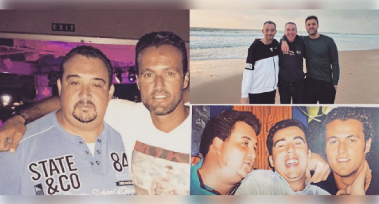 Kiko Narváez, junto a su gran amigo Fernando.