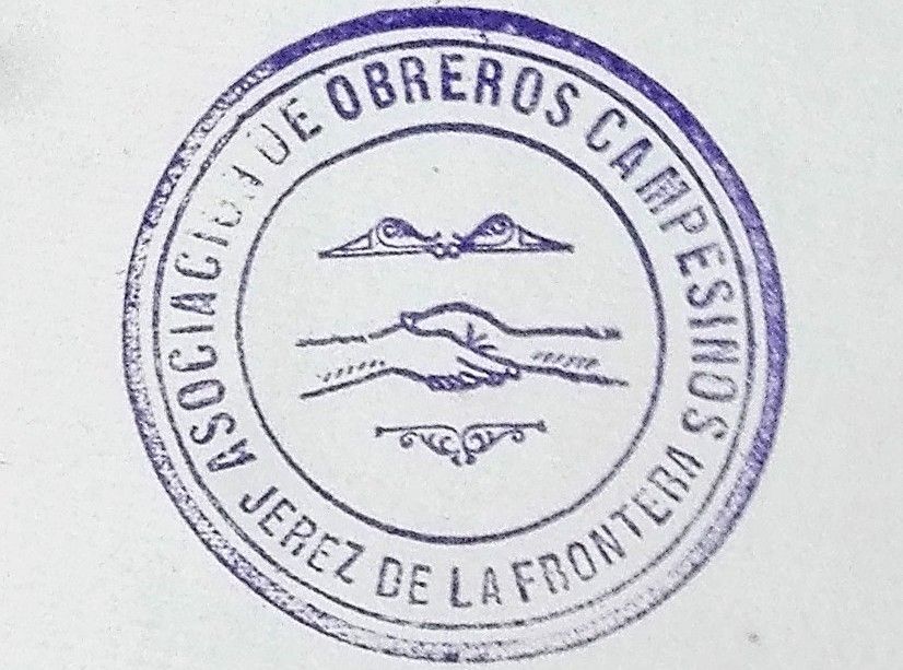 Sello de la Asociación de Campesinos.