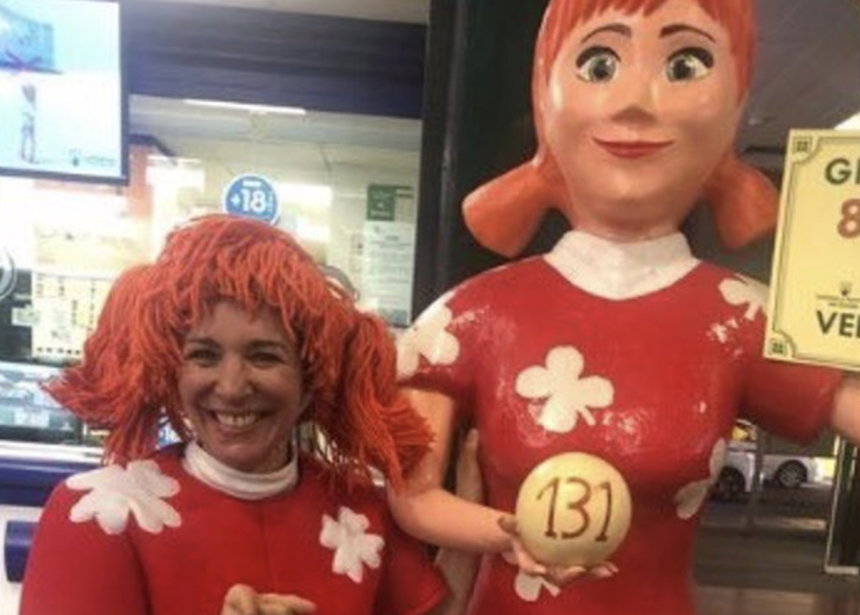 Muñeca de más de 100 kilos robada en la administración La Premiosa. 