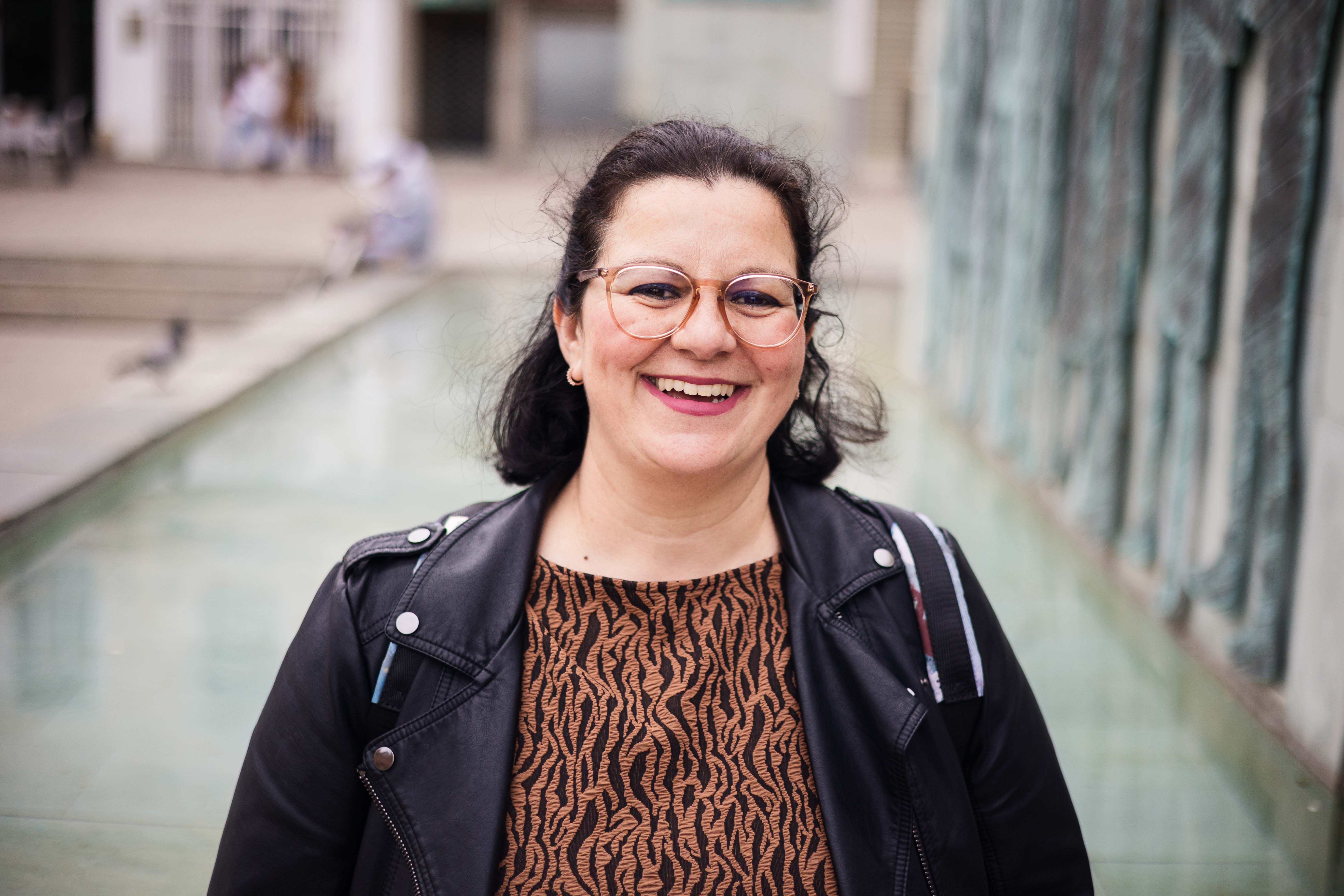 Retrato de la presidenta de la asociación.