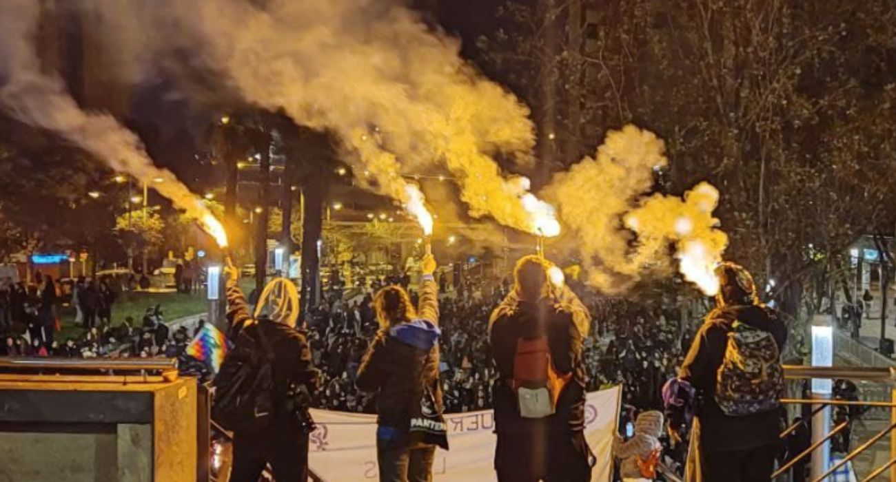 Una imagen de la pasada edición de la manifestación 'Se va a armar la gorda', donde Morenatti ha sido agredido este año.