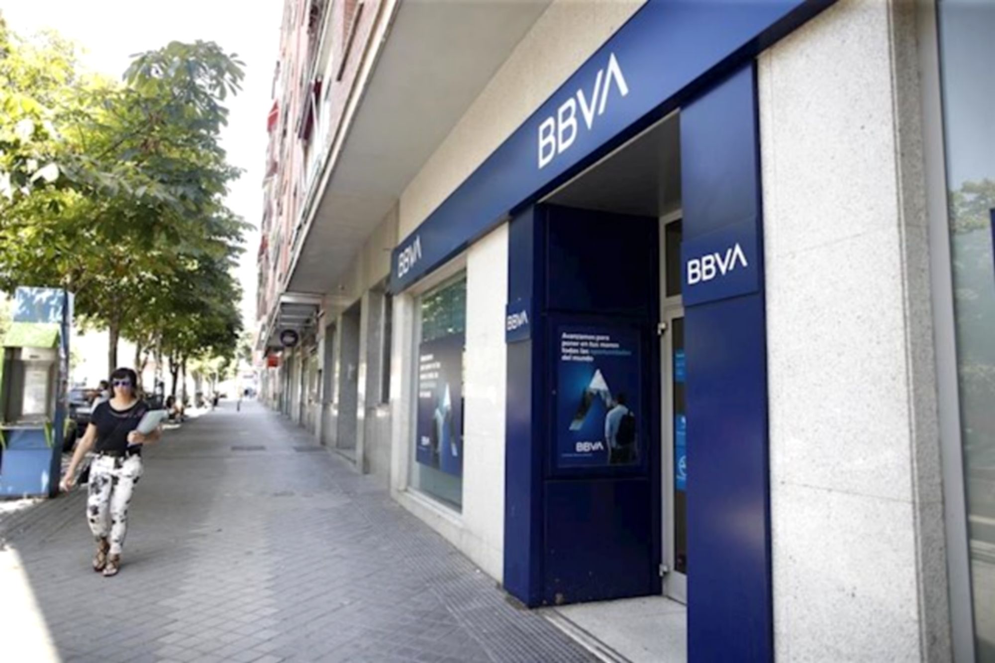 Una oficina del BBVA en una fotografía de archivo. FOTO: EUROPAPRESS.