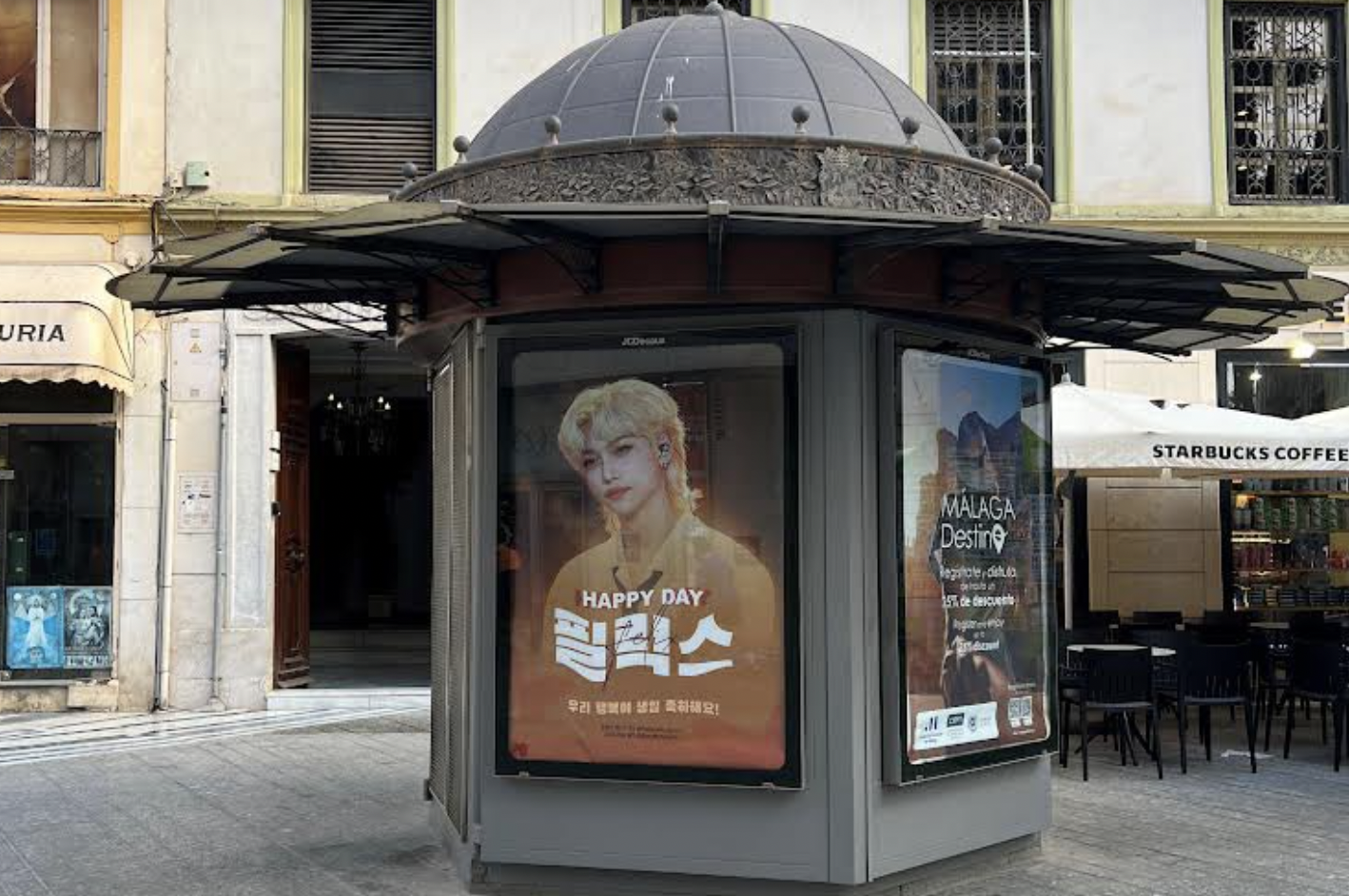 Un quiosco en Málaga, donde piden un plan municipal de ayudas para este sector en peligro de extinción. 