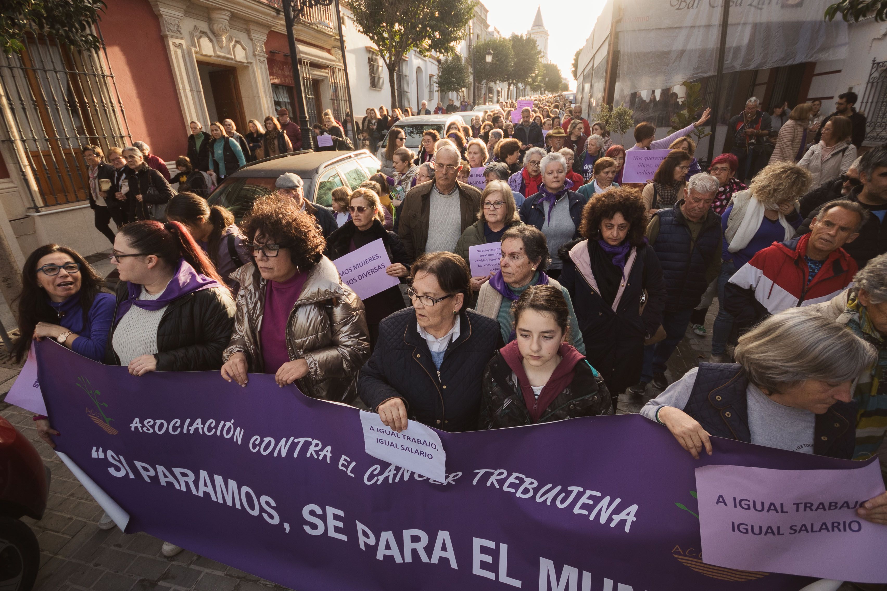 Manifestación 8M en Trebujena