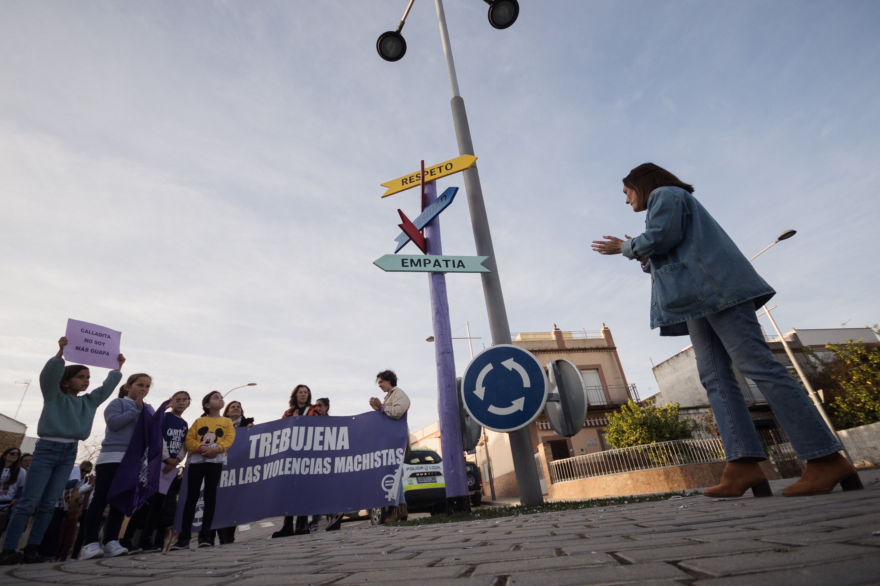 Manifestación 8M en Trebujena