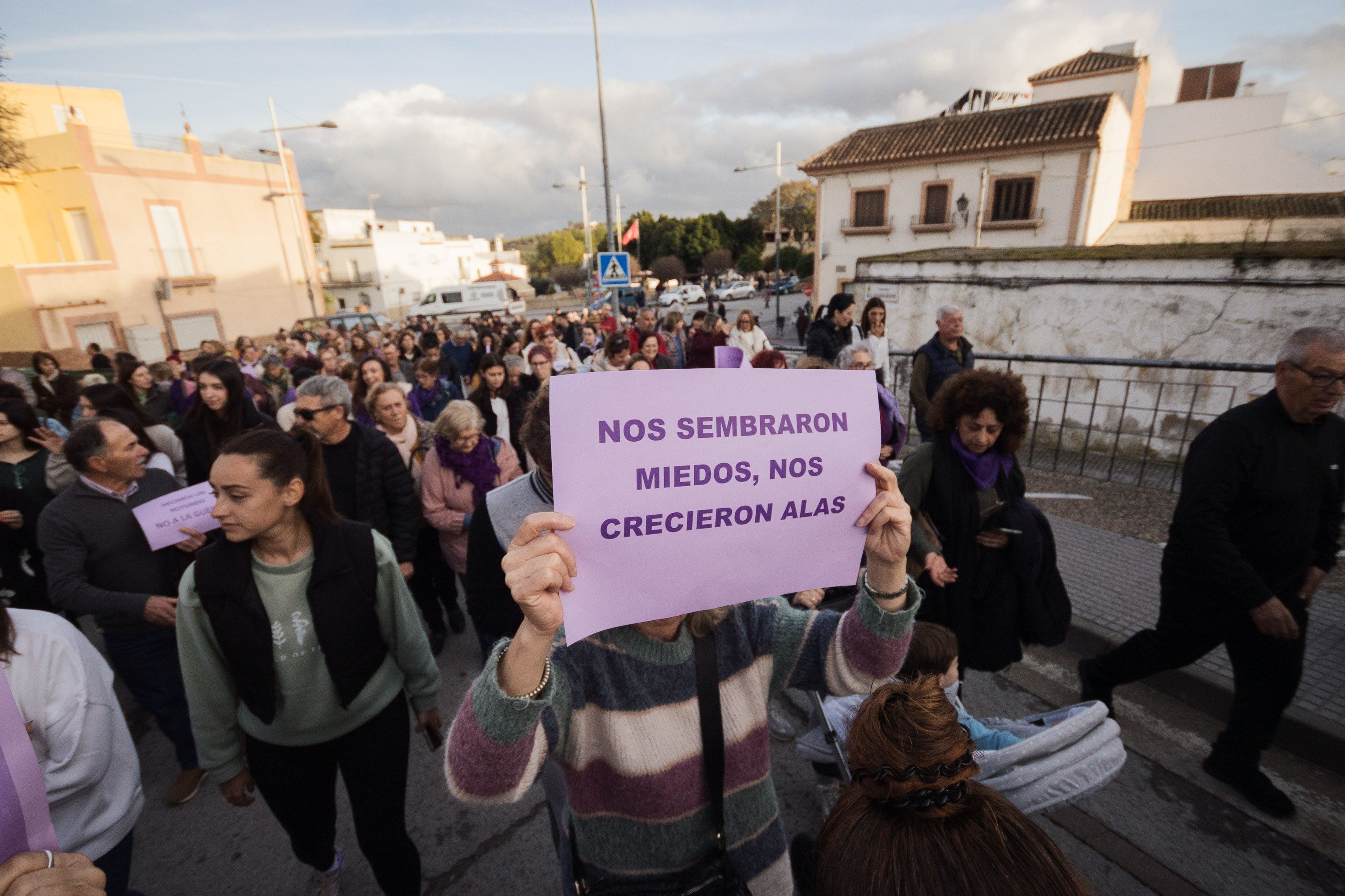 Manifestación 8M en Trebujena