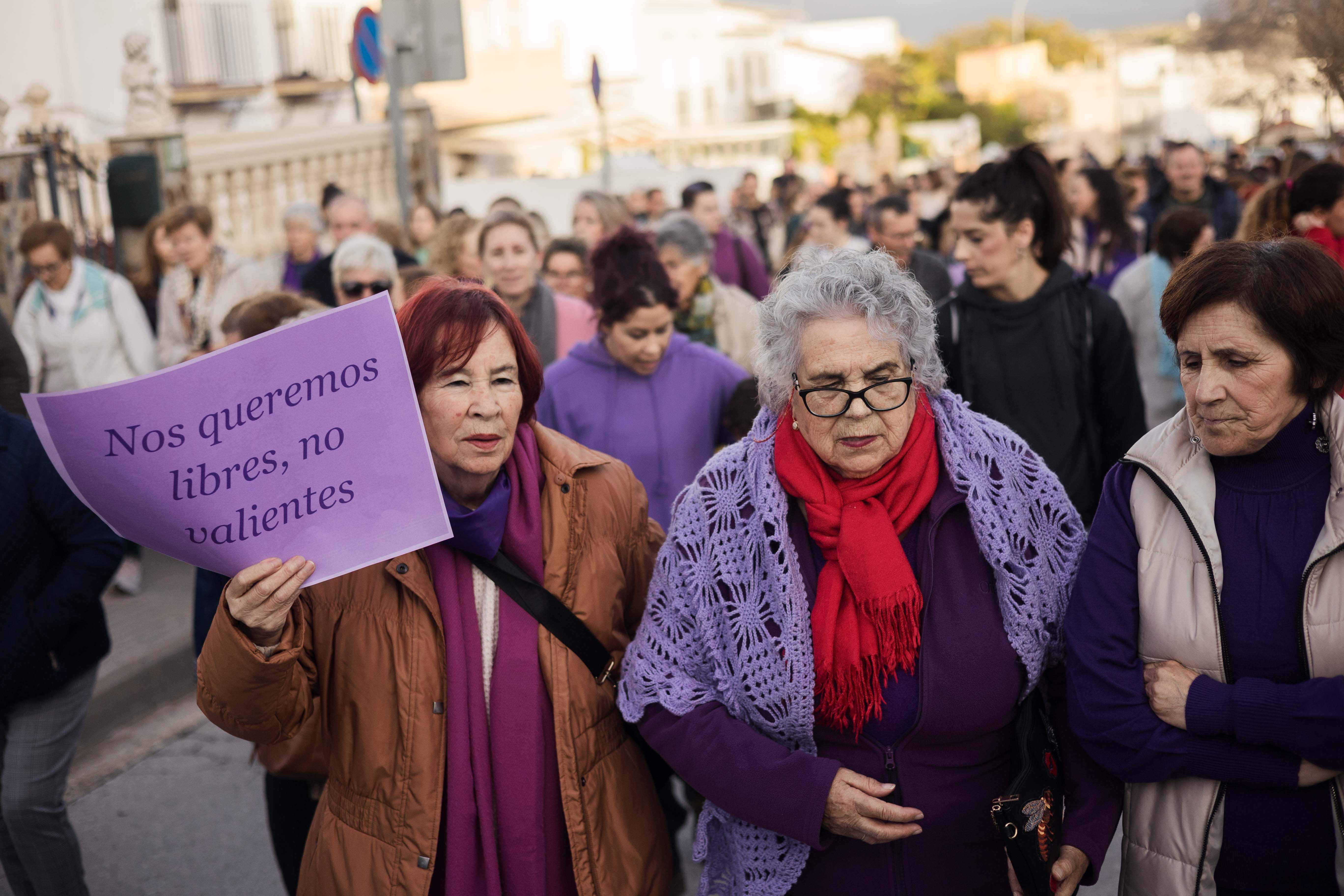 Manifestación 8M en Trebujena