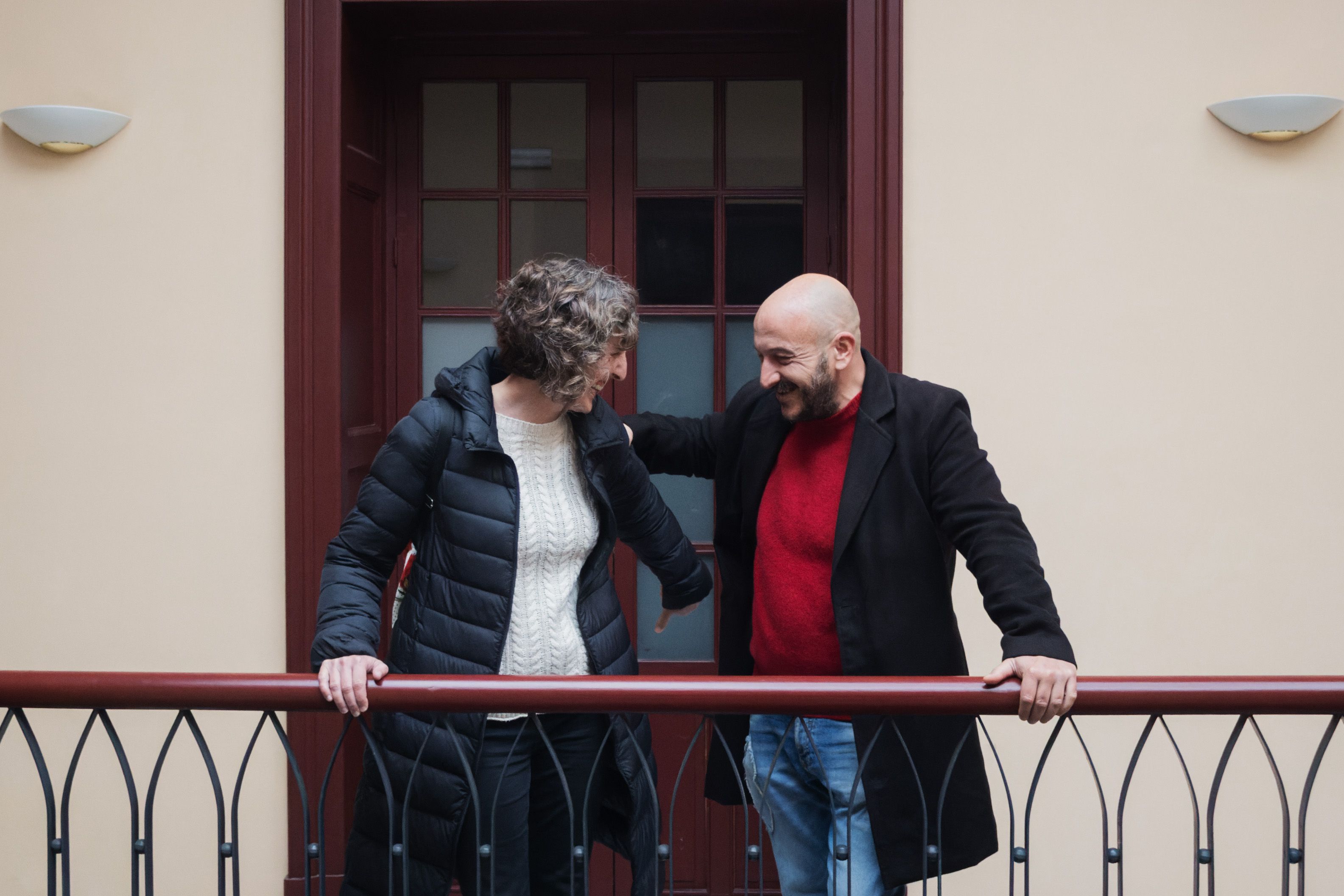 Kika González y Raúl Ruiz-Berdejo, de Ganemos e IU.