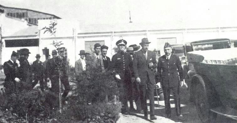 Inauguración del la factoría de Puntales por Alfonso XIII. PATRIMONIO AIRBUS