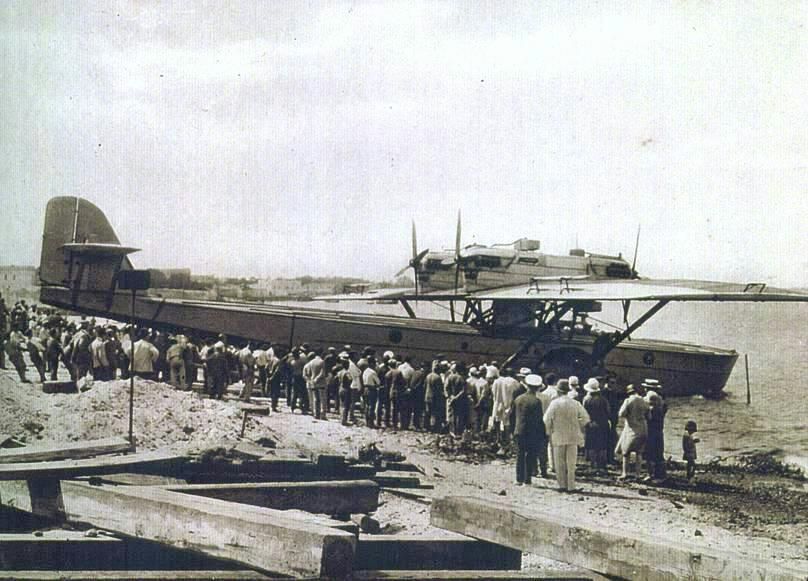 Botadura del Dornier Super Wal Numancia