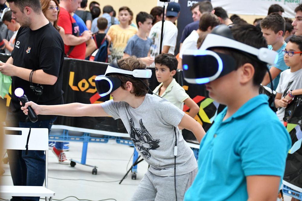 Jóvenes en el 'Gaming Days' celebrado recientemente en Tomares. 